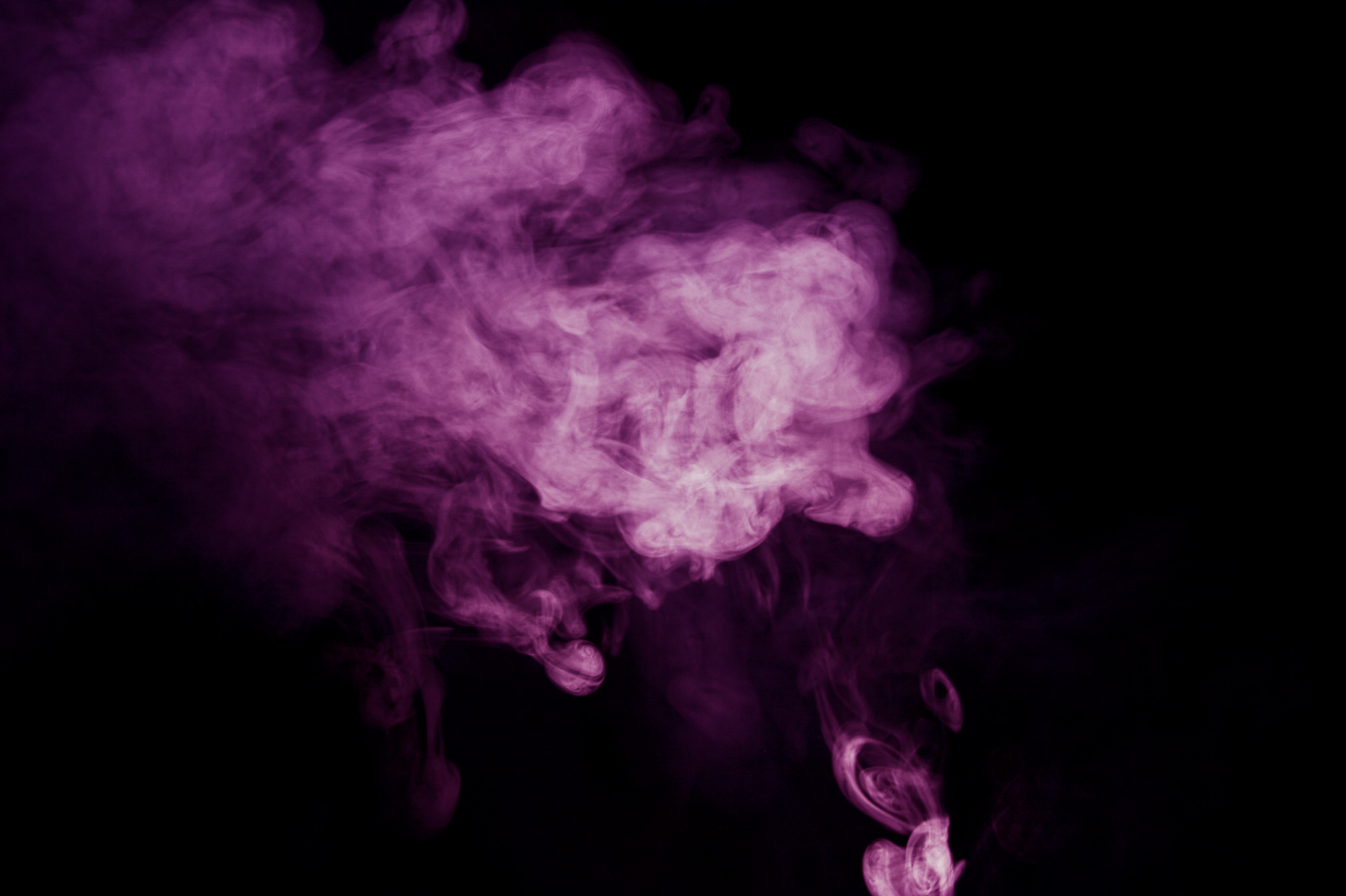Smoke effect, White, Pink, Wave, Transparent, HQ Photo