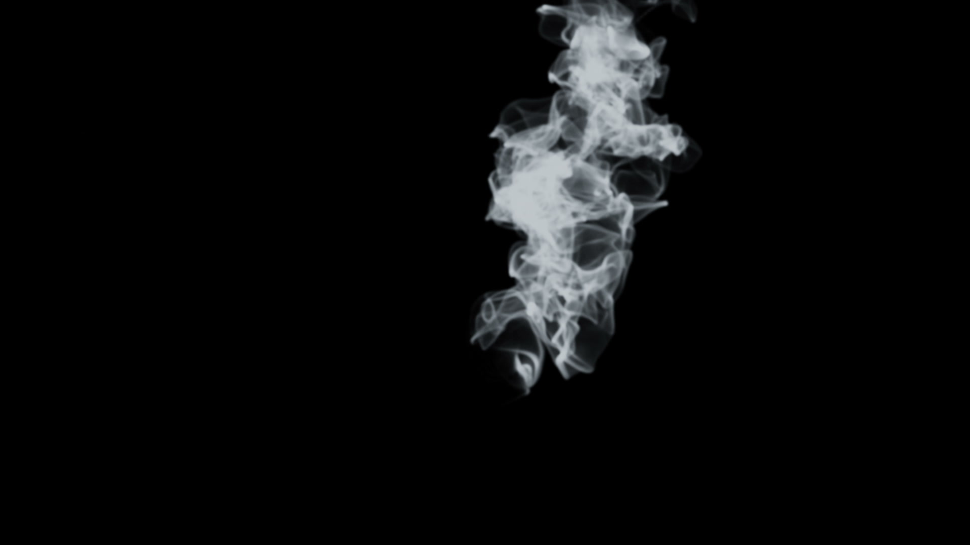 White smoke on black ~ Video Clip #78515372 | Pond5
