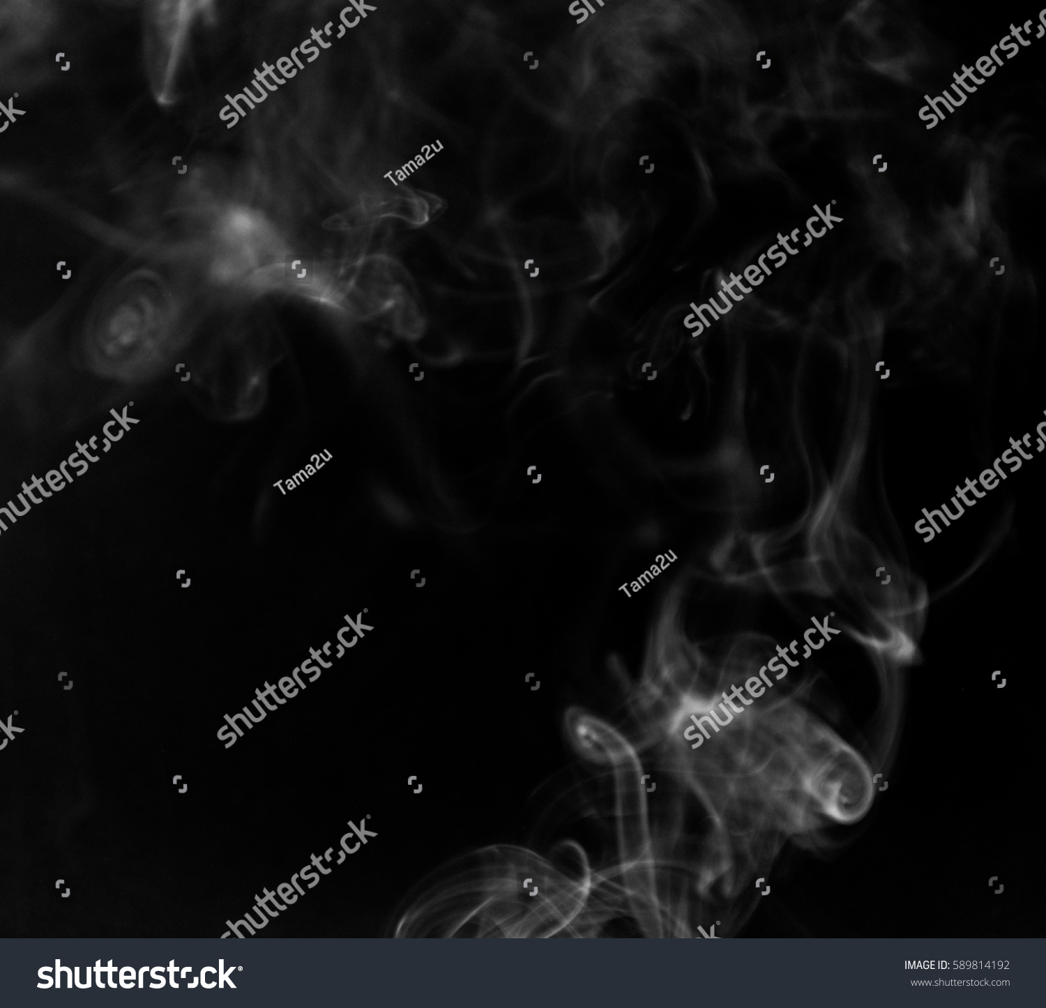 Smoke On Black Background Fumes Stock Photo 589814192 - Shutterstock