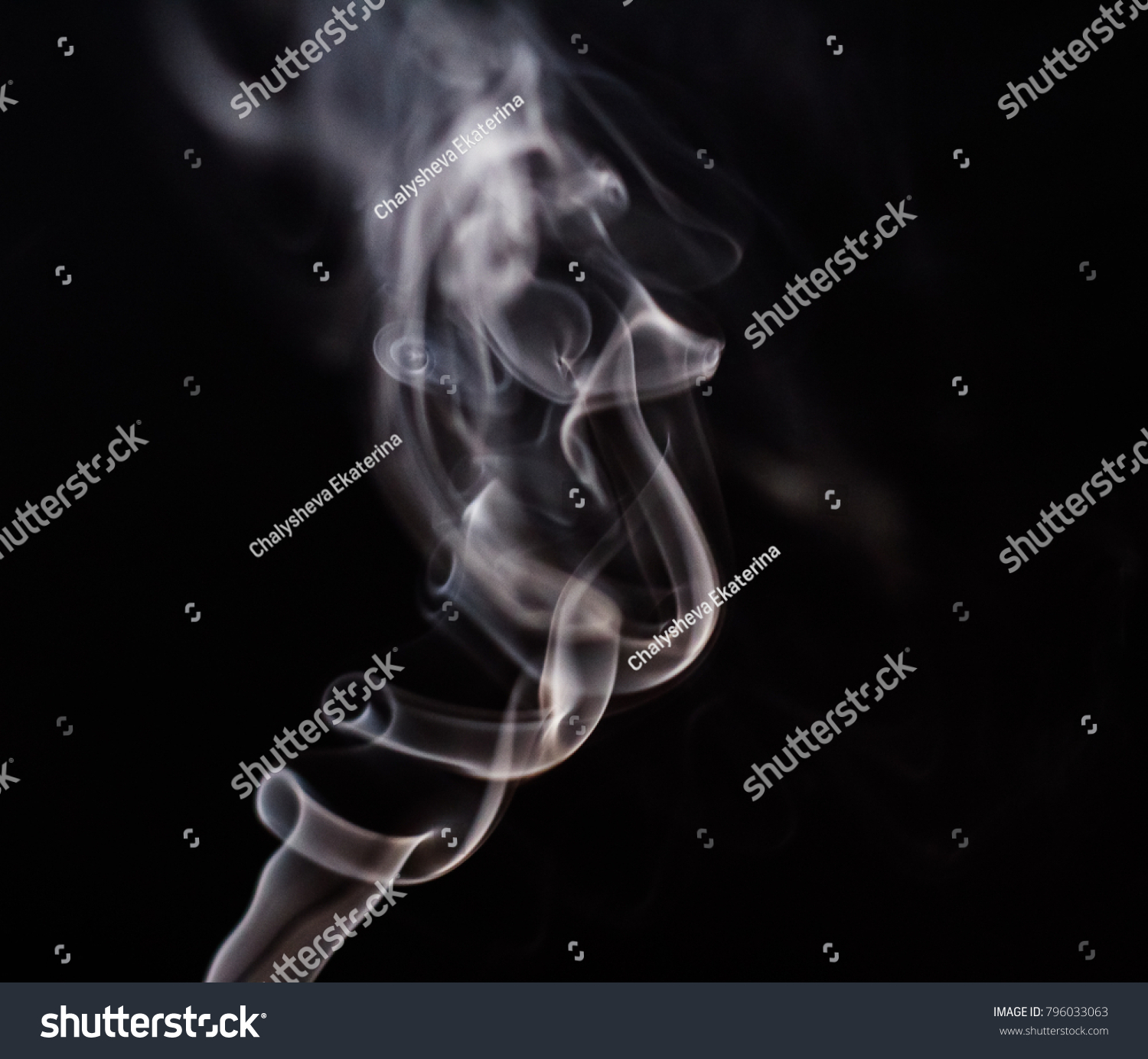 Abstract Smoke On Black Background Stock Photo (Royalty Free ...