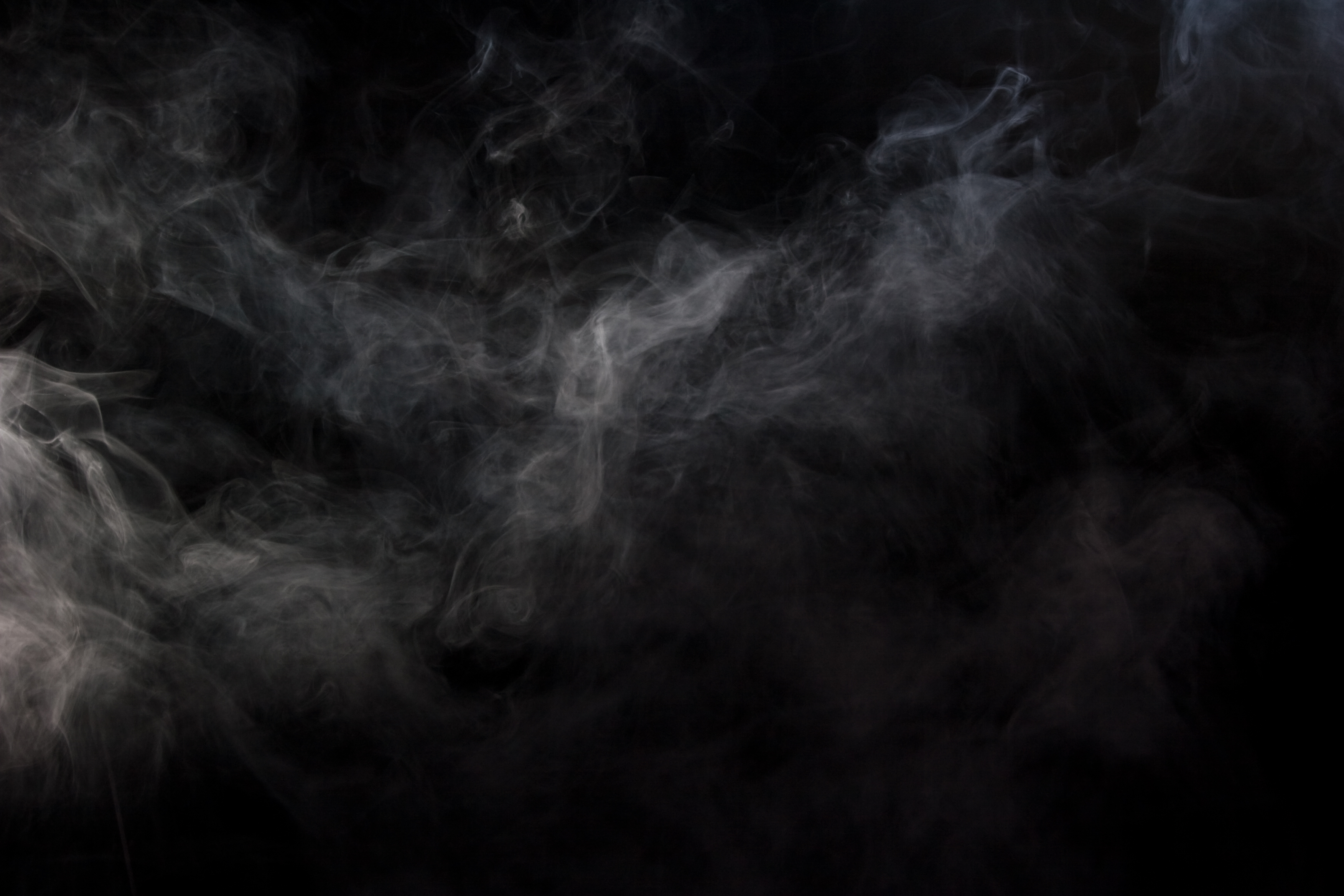 Smoke on Black, Abstract, Air, Aroma, Black, HQ Photo