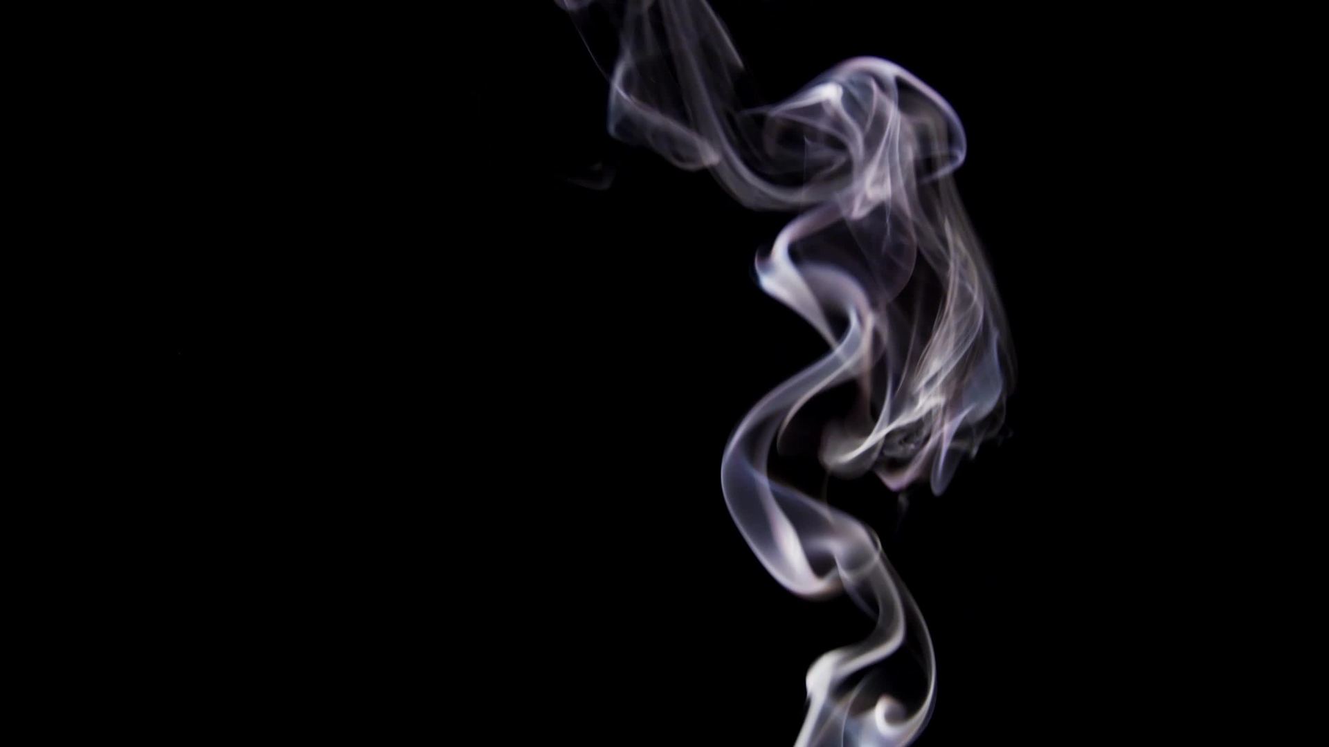 Hypnotic white smoke floating in the center of the scene drawing ...