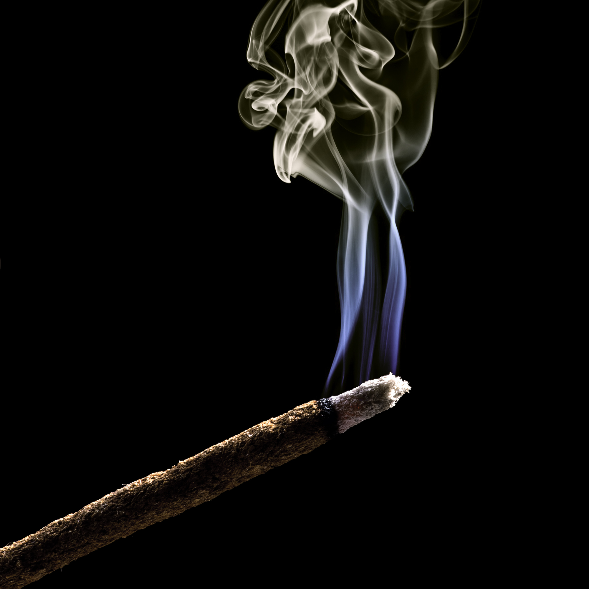 smoke stick, Aromatherapy, Light, Macro, Magic, HQ Photo