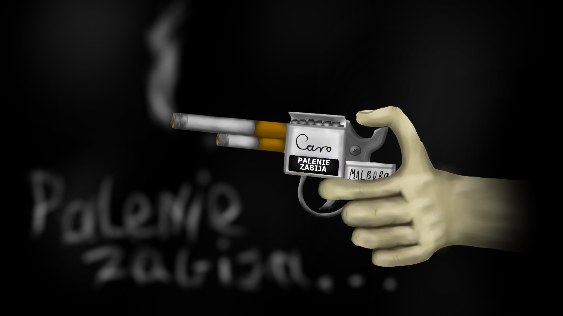 Smoking Kills - Wallpaper by RedBlupi on DeviantArt