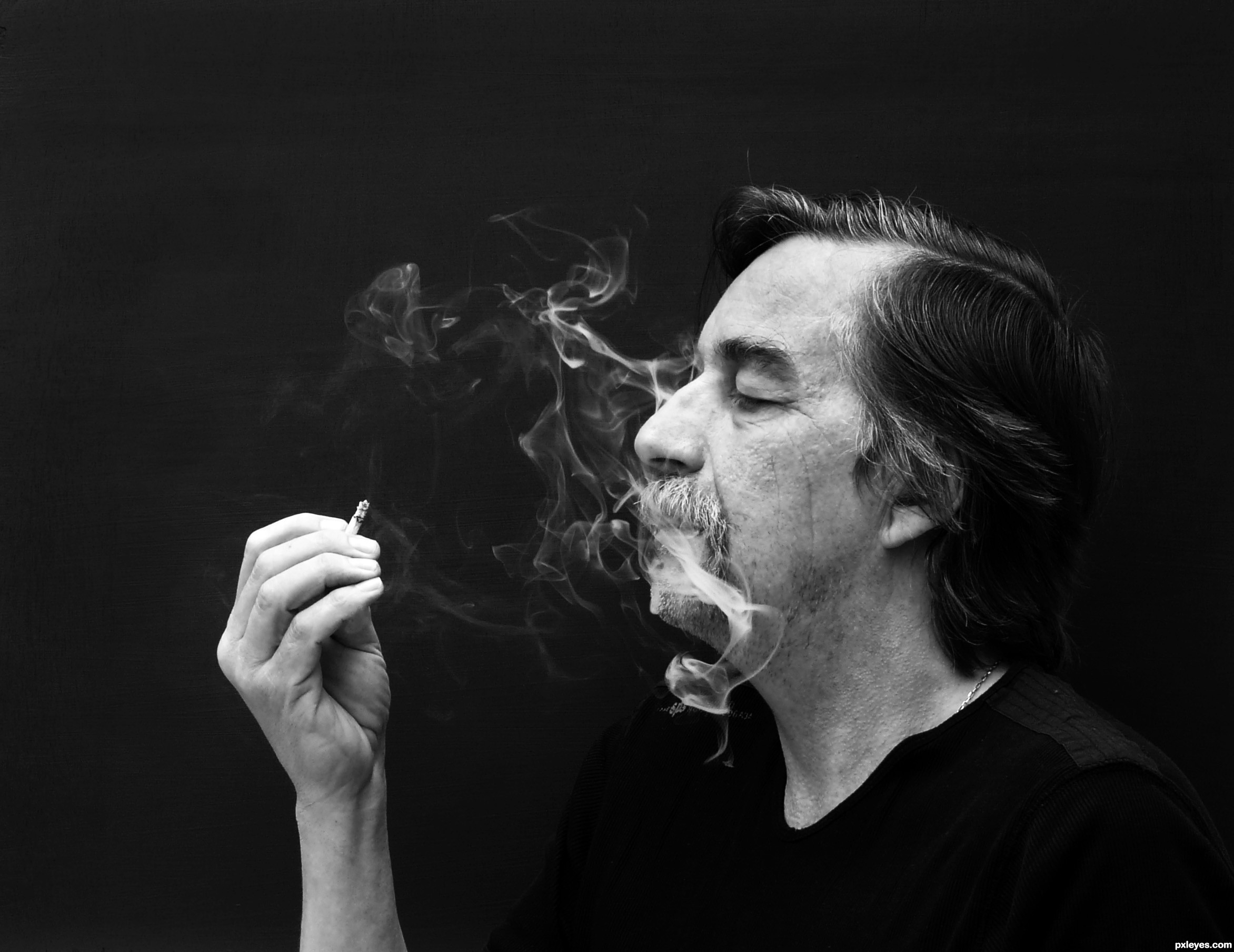 smoking man picture, by kathyw for: smoking photography contest ...
