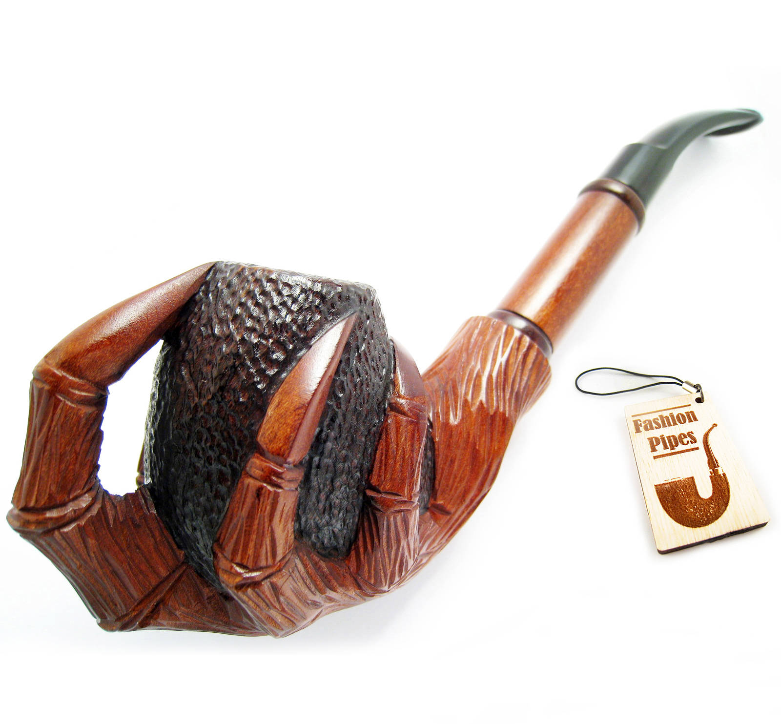 Tobacco Smoking Pipe EAGLE CLAWS Churchwarden for