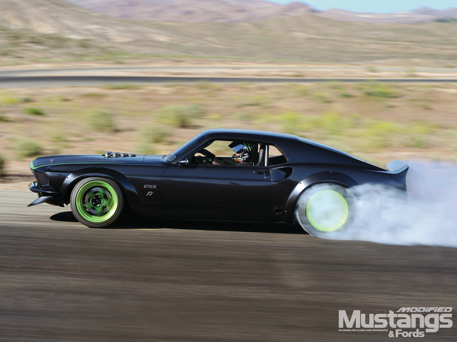 1969 Need For Speed RTR-X Mustang - Tire Smoke At Speed Photo ...
