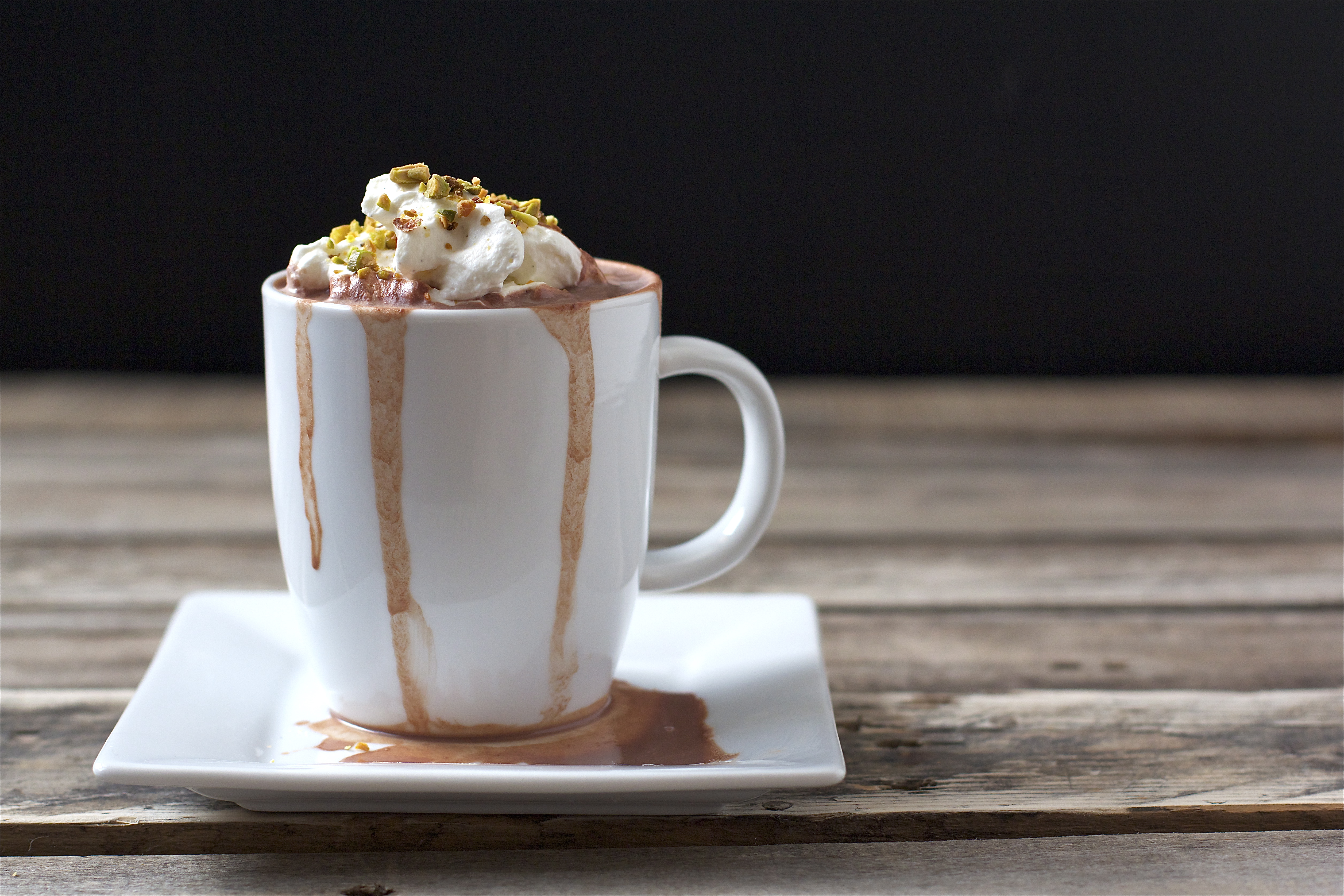 Cardamom Hot Chocolate + Vanilla Bean Whipped Cream
