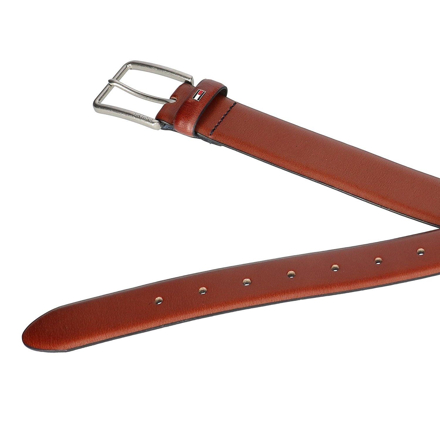 Tommy Hilfiger Men's 35MM Smooth Feather Edge Leather Belt | eBay