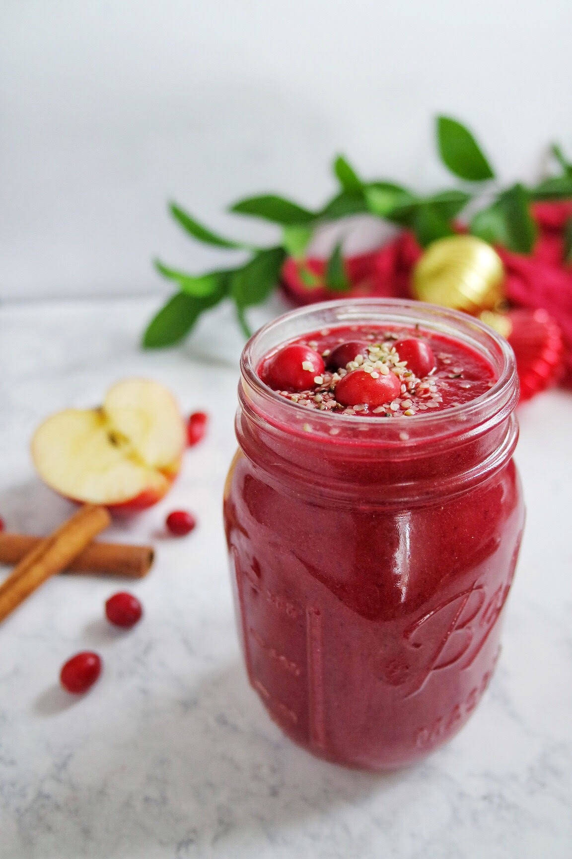 cranberry beet detox smoothie // with Love Beets! - kalein it