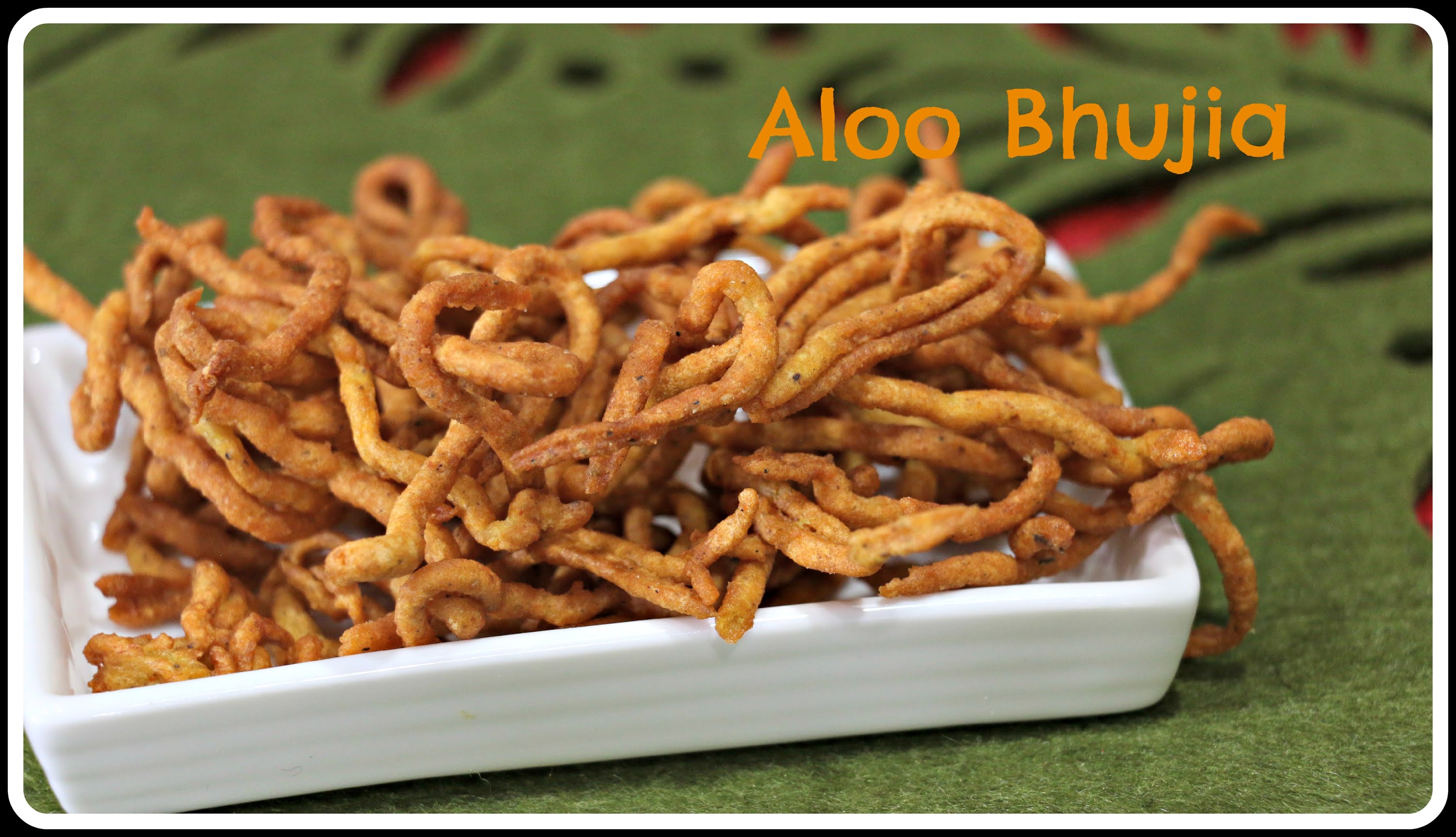 Aloo Bhujia - Indian Tea Time Snack Recipe - YouTube