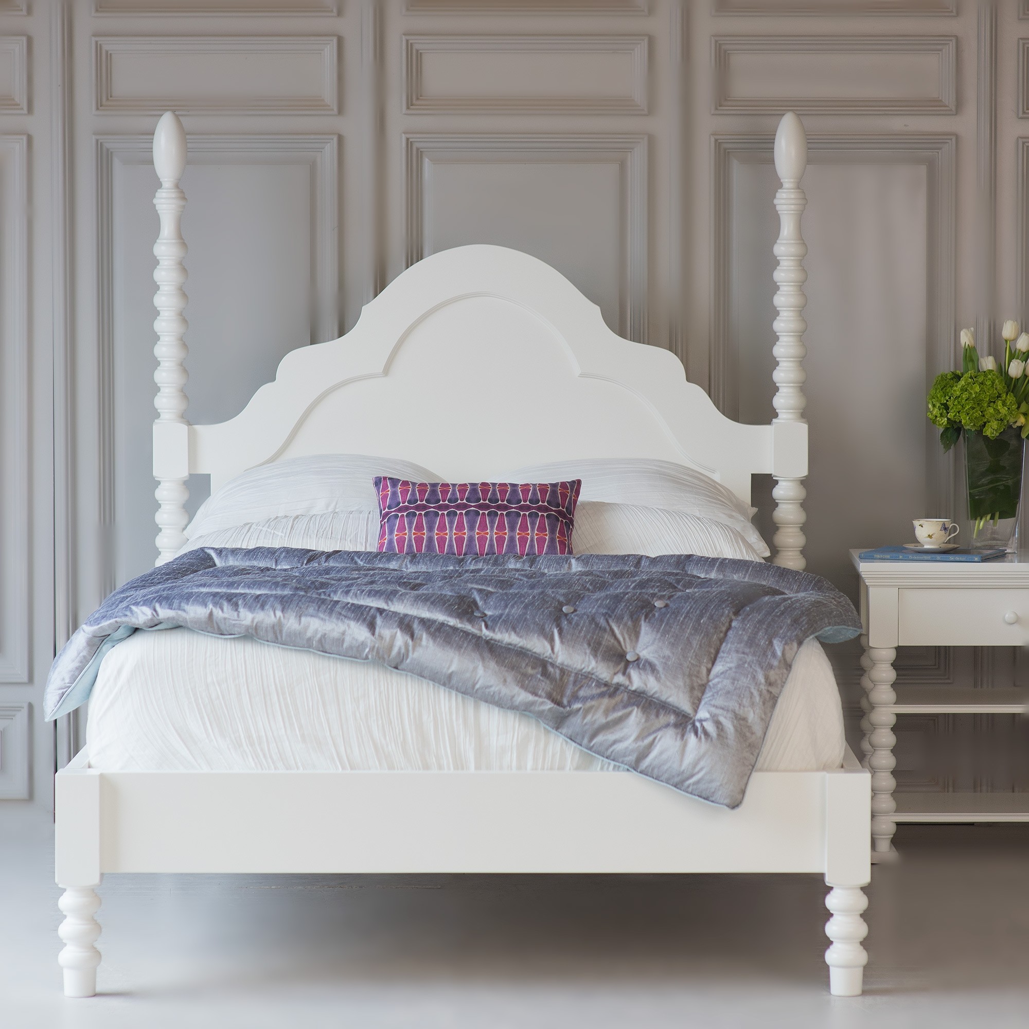 The Gwenny Spindle Child's Bed with Low Profile Footboard by The ...