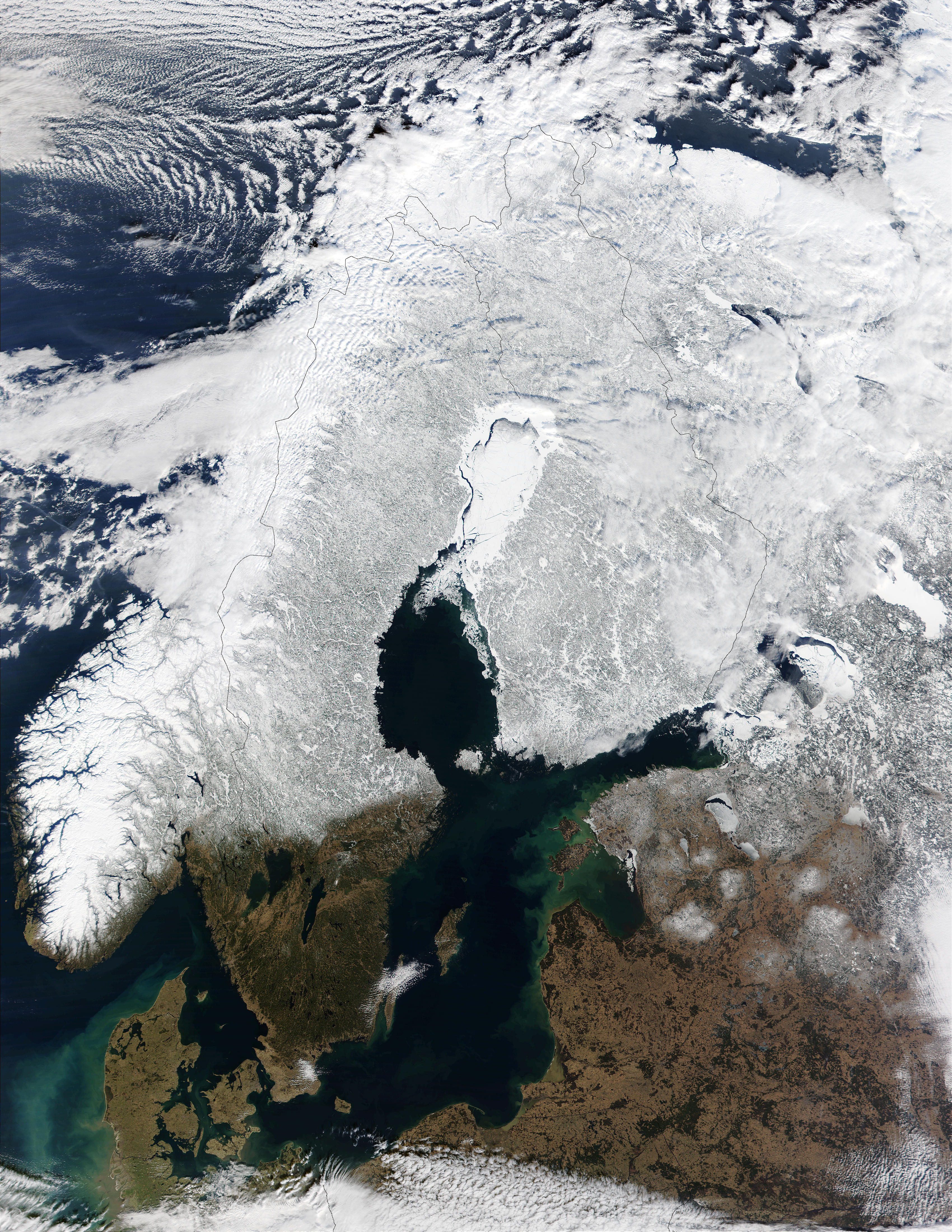 Snow Cover Across Scandinavia : Natural Hazards