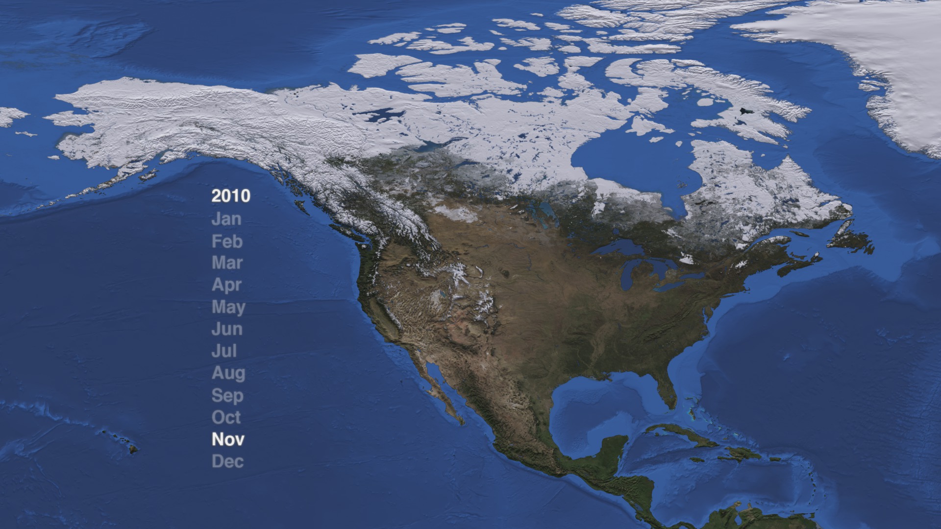 SVS: North America Snow Cover 2009-2012