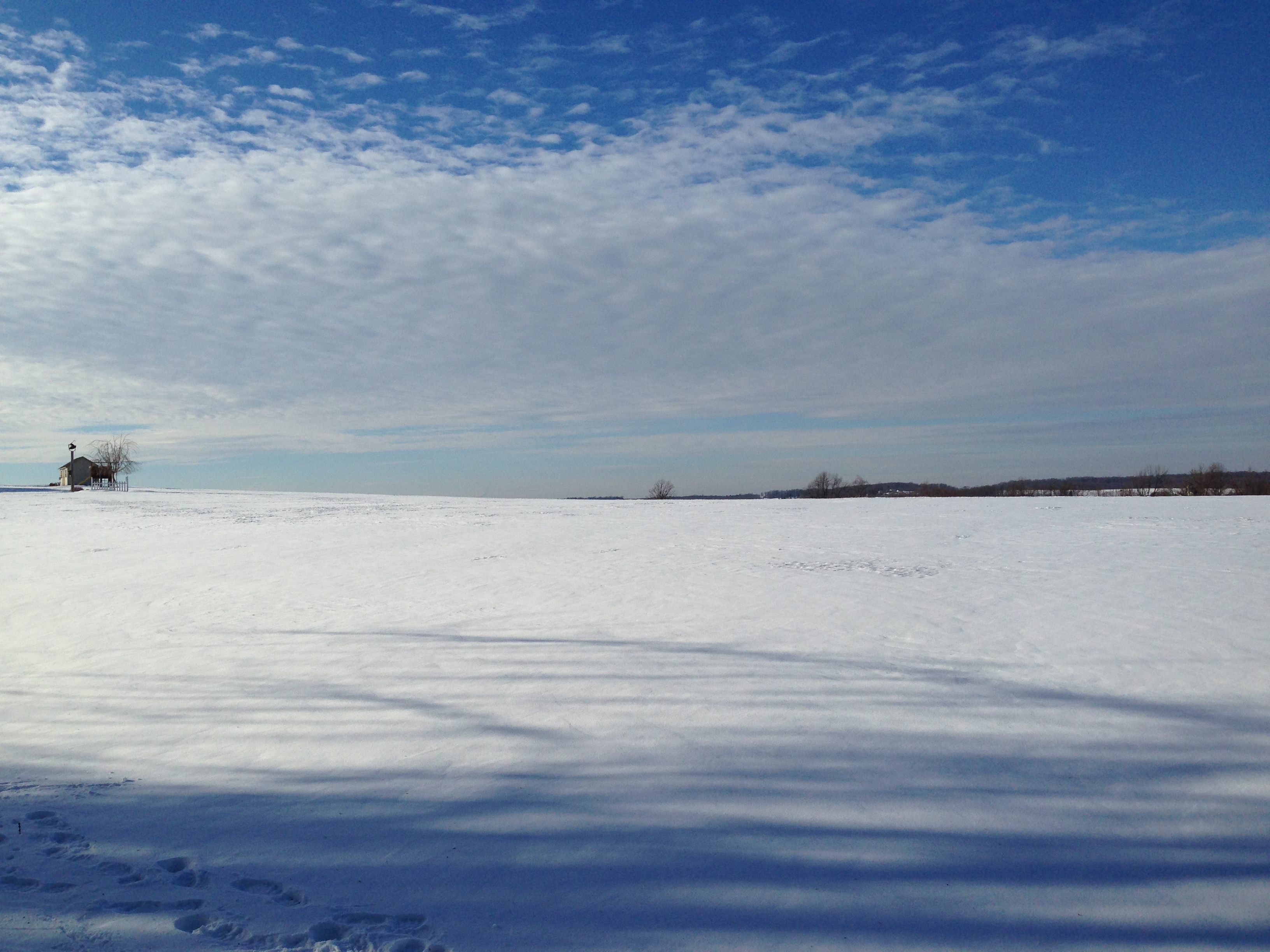 Pictures of a snow covered field in Pennsylvania | avideogamelife