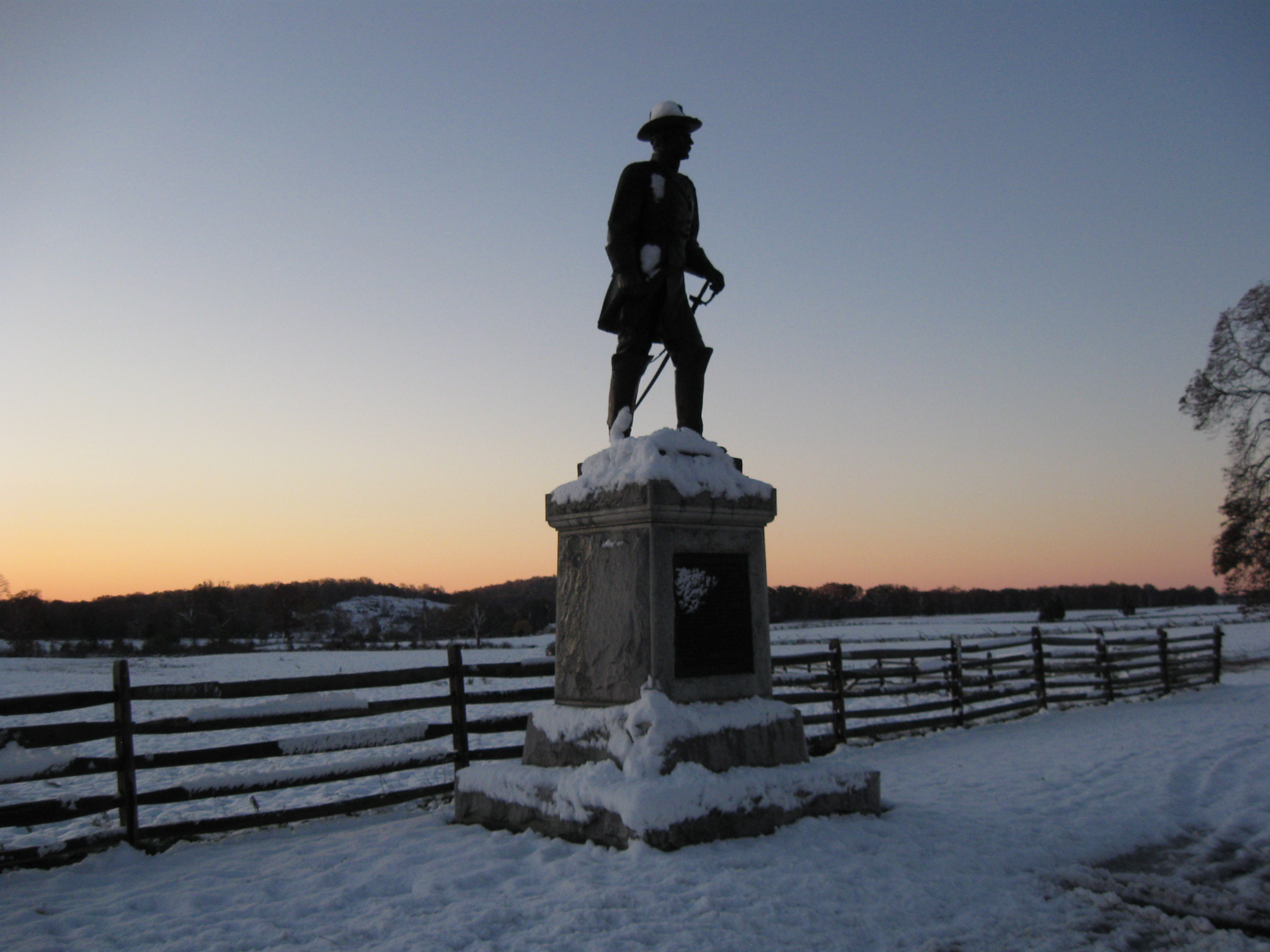 October Snow Near the Emmitsburg Road Part 1 | Gettysburg Daily