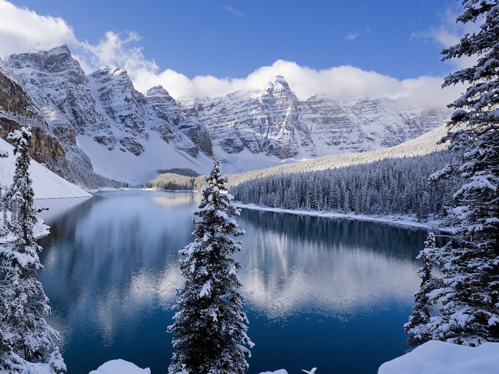 Snow Covered Mountains Wallpaper - Free Downloads
