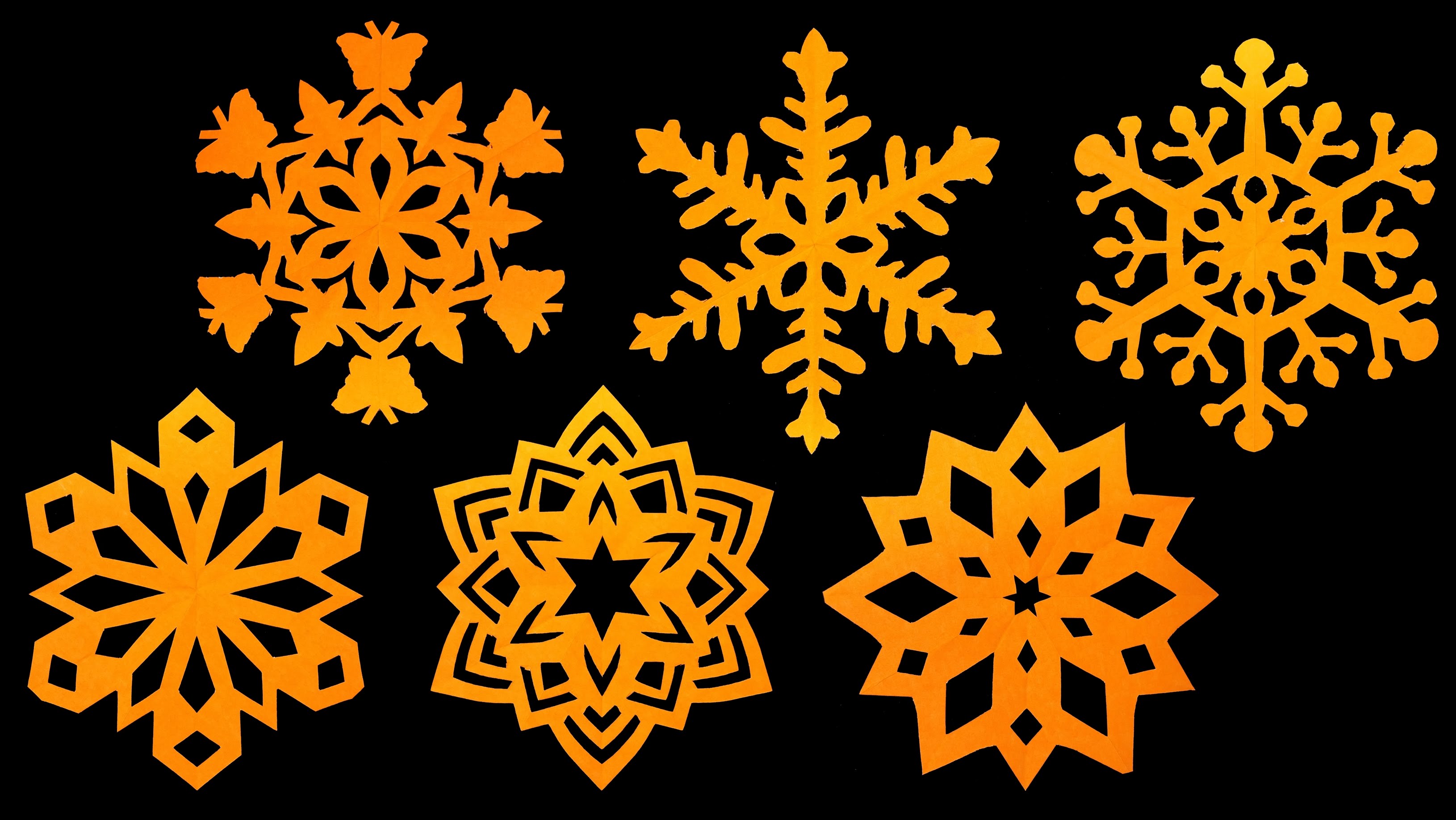 How to make paper Snowflakes - Step by step tutorial (Very easy ...