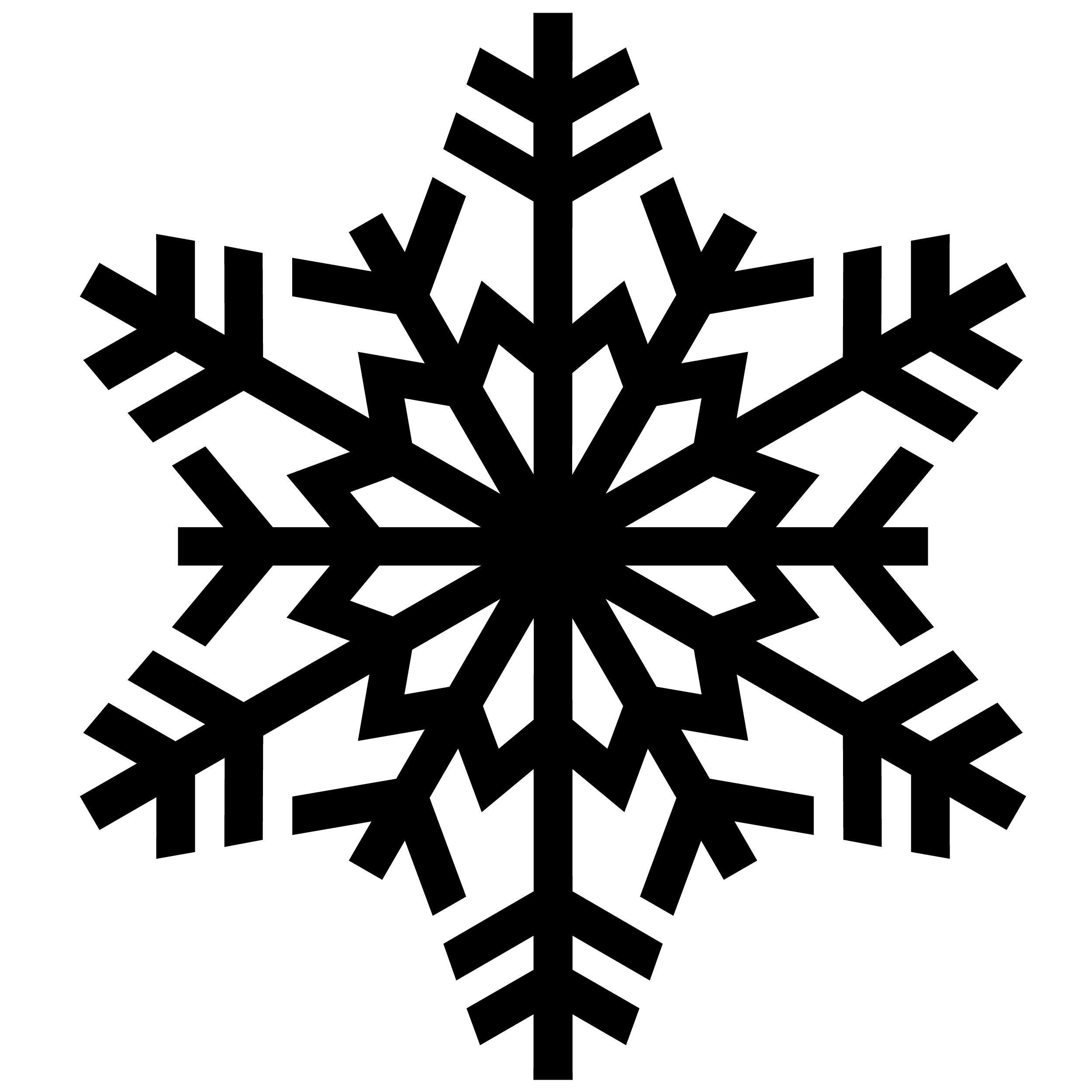 snowflake silhouettes | Snowflakes silhouette | Vinyl Ideas-Images ...