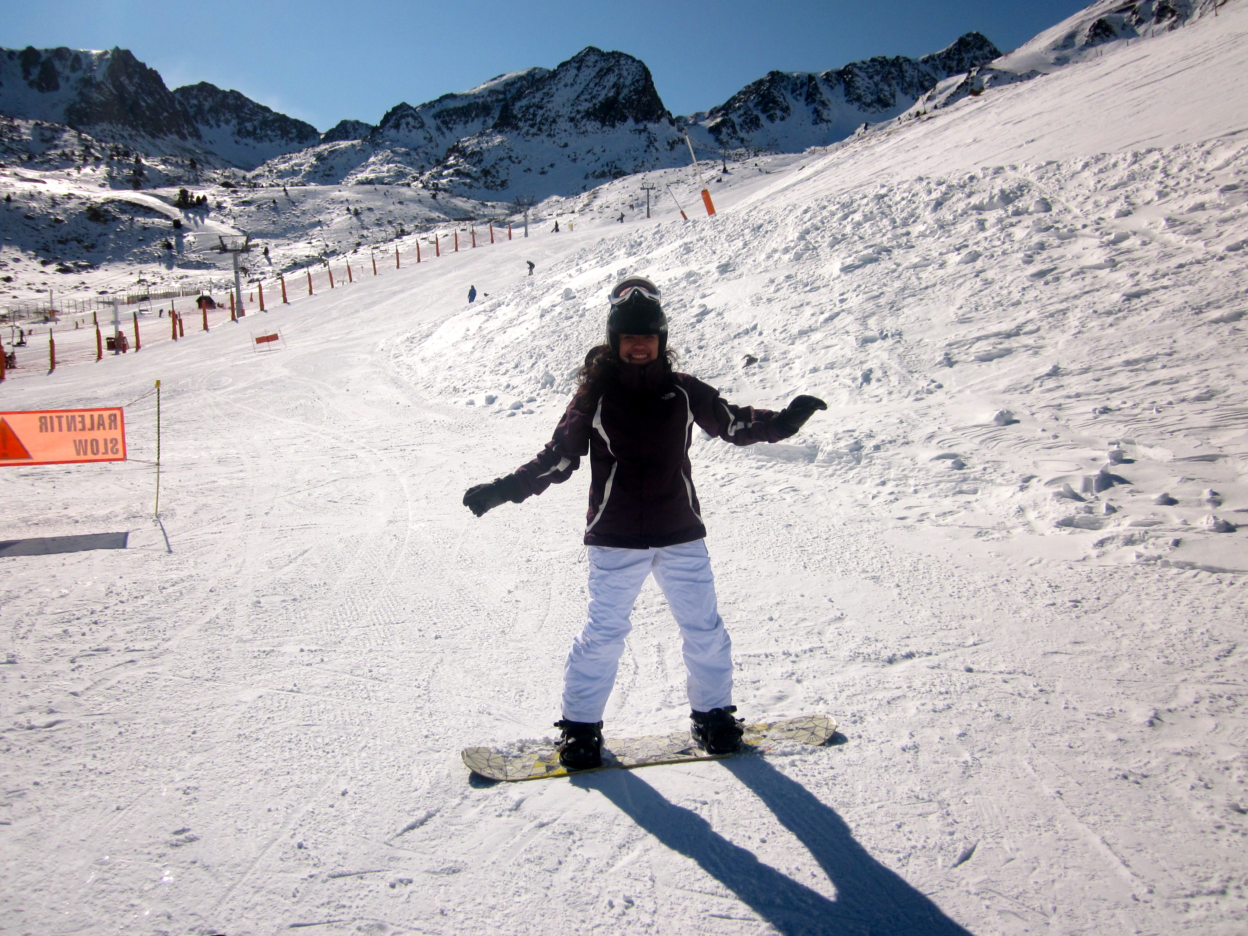 Attempting to snowboard in Andorra… | Adela - New York - Barcelona