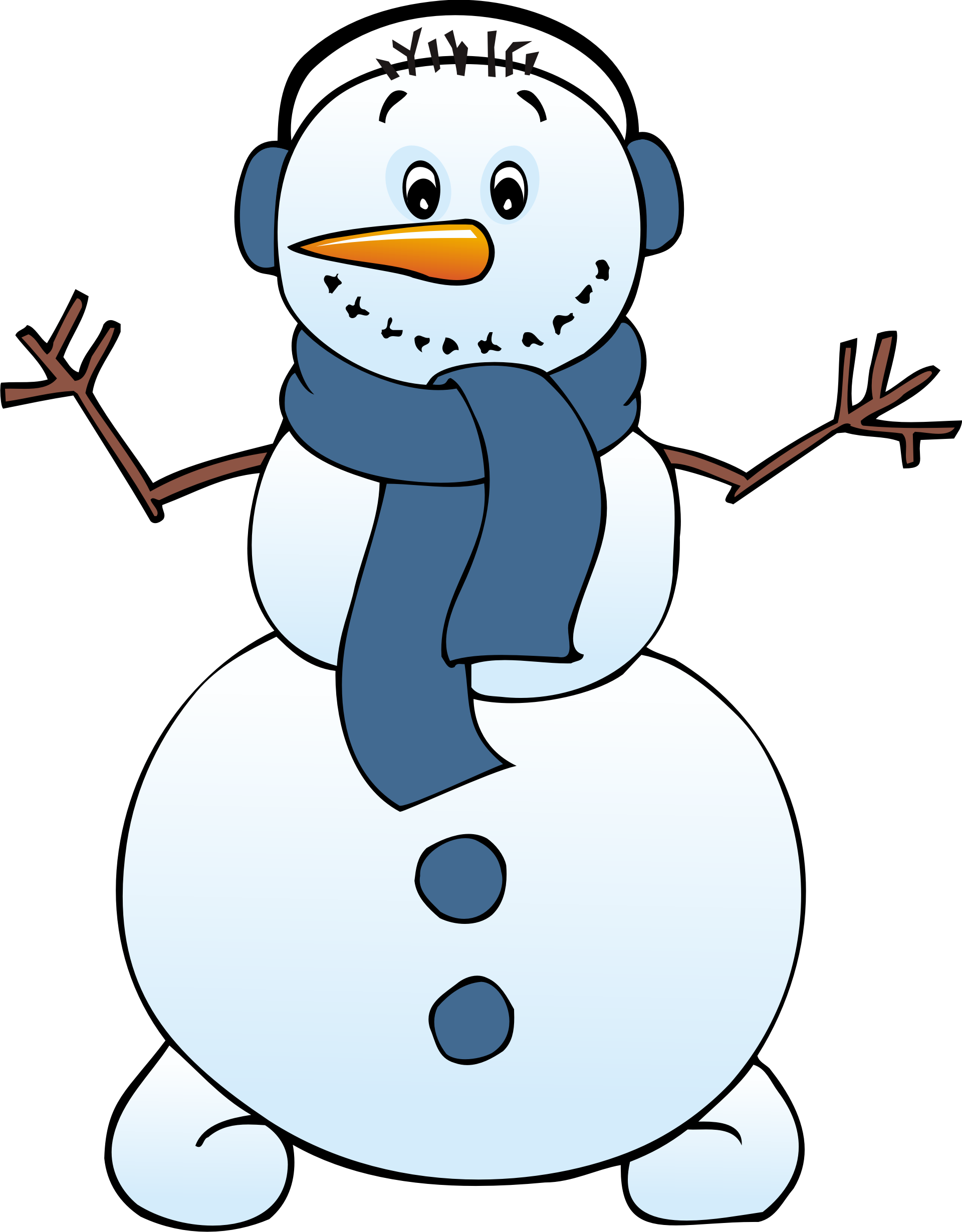 Cute Snowman Clip Art | free snowman clipart . Free cliparts that ...