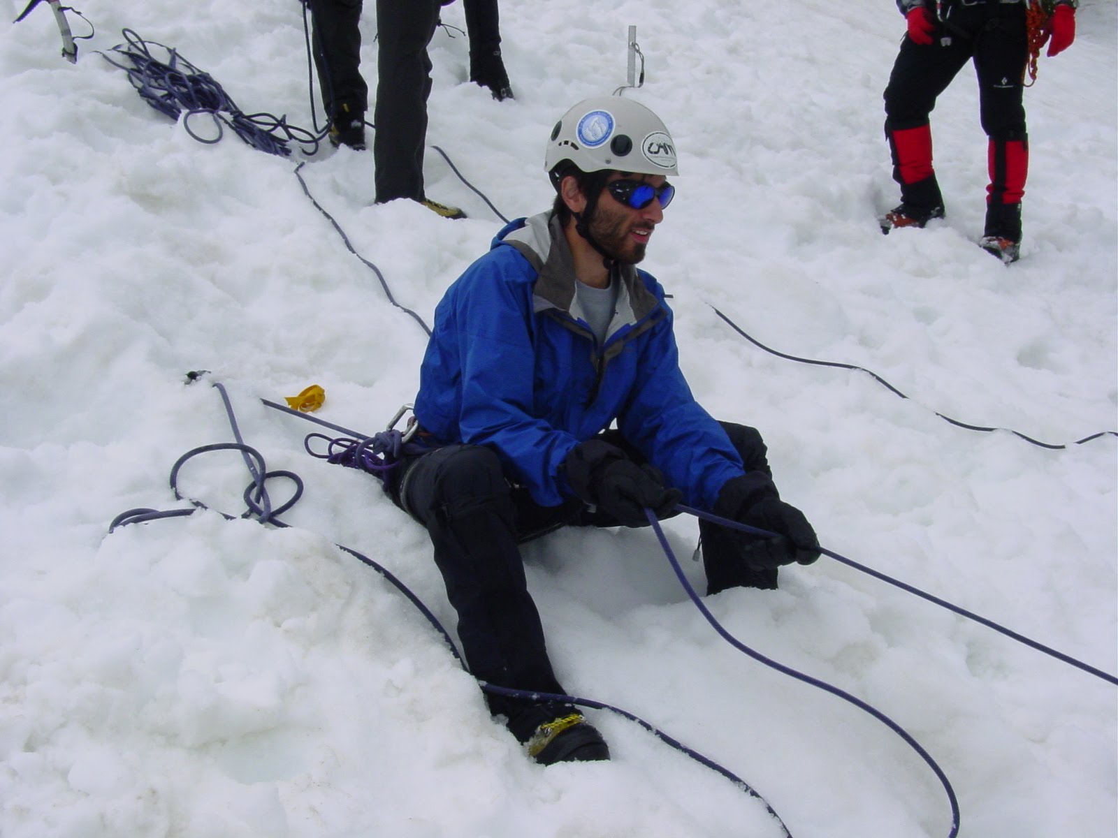 American Alpine Institute - Climbing Blog: Snow Seats and Dynamic Belays