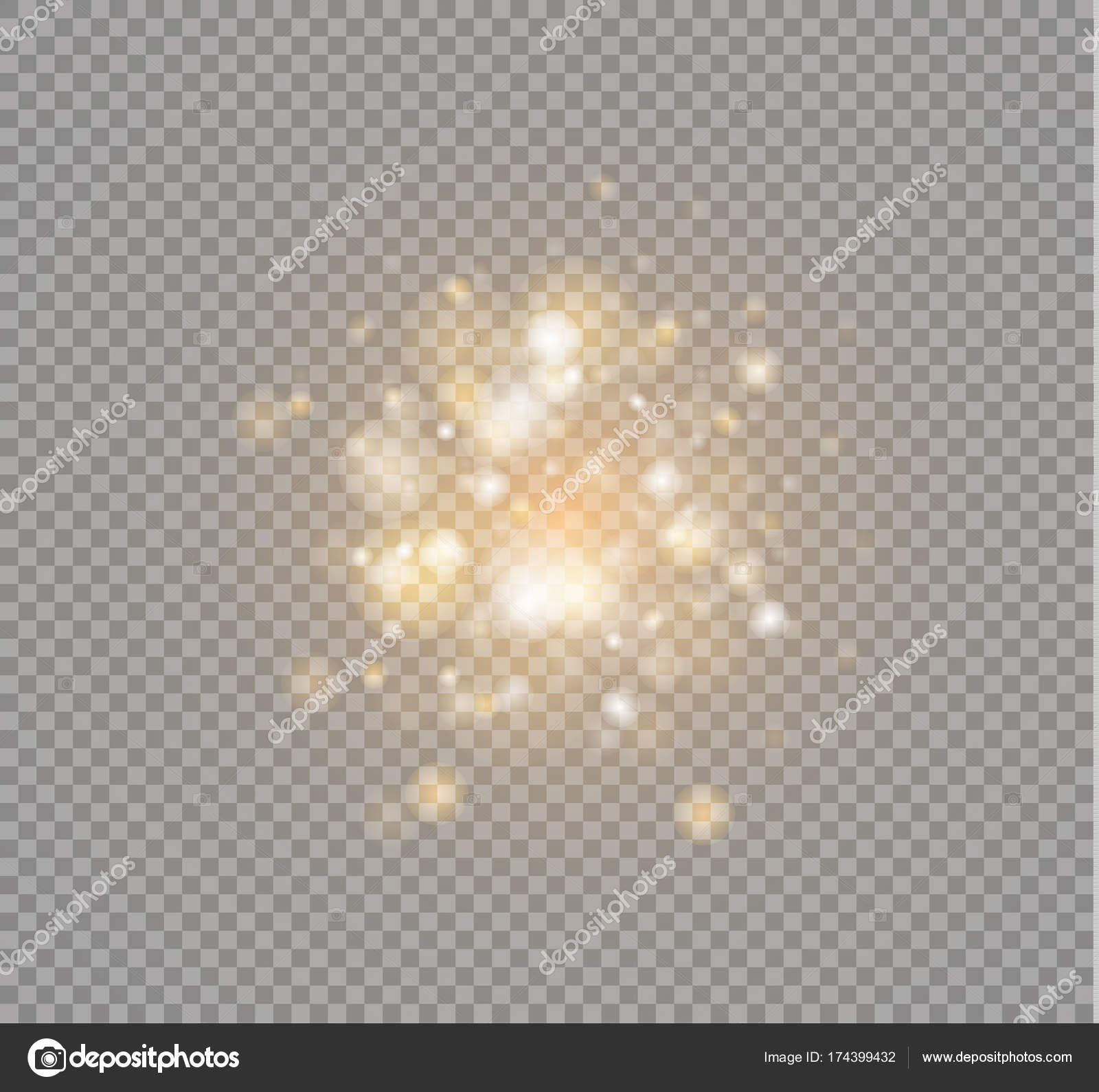 White sparks and stars glitter special light effect.snow. — Stock ...