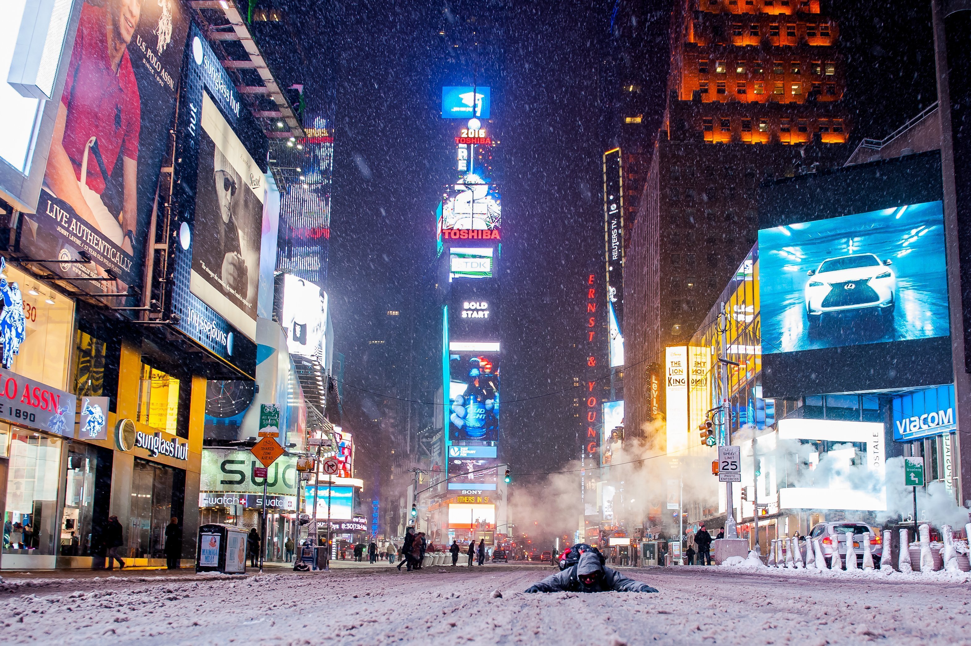 Times Square Snow | New York City International Christian Church