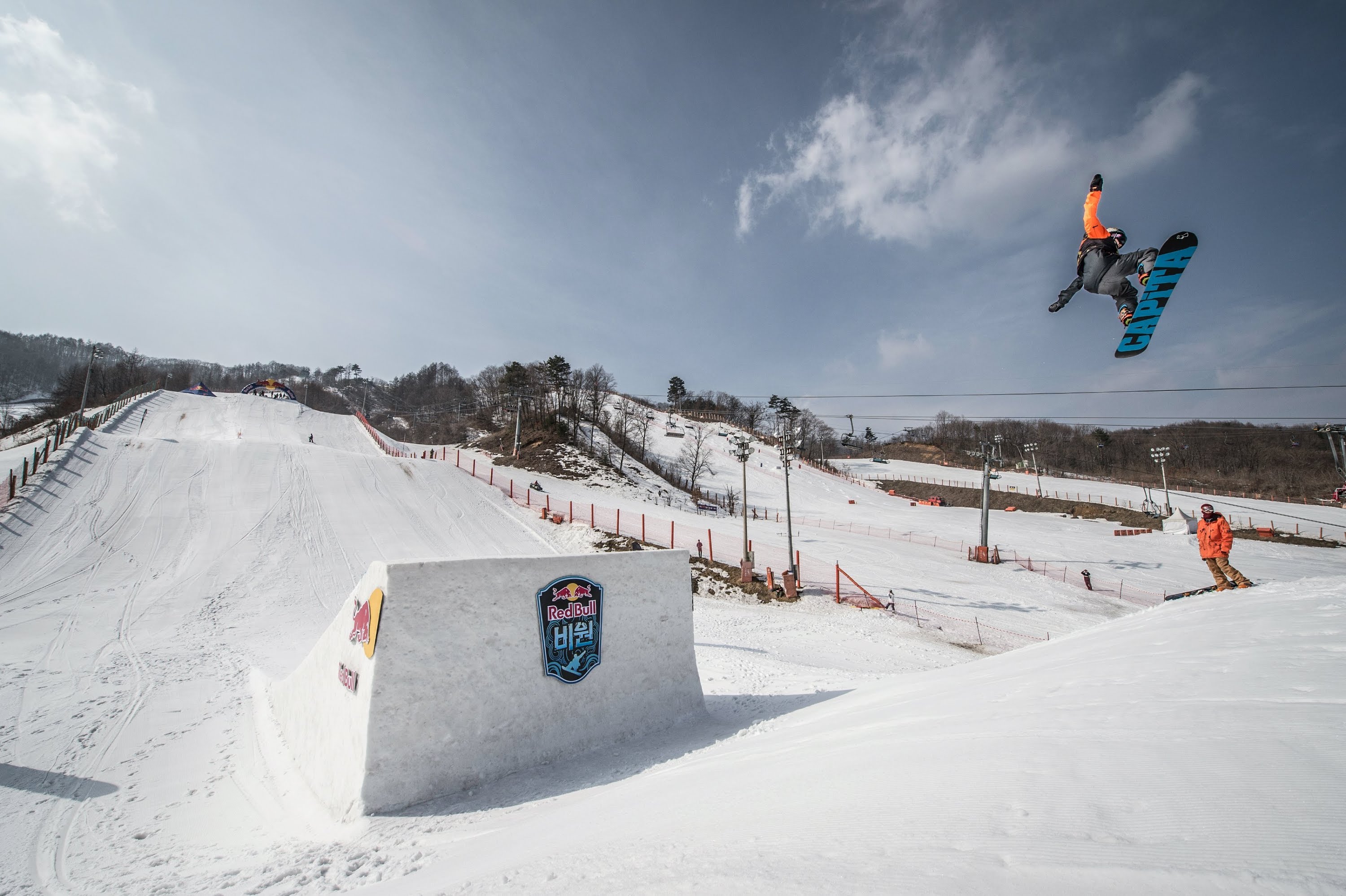 Snowboard Big Air Competition in South Korea - Red Bull Be Won 2014 ...