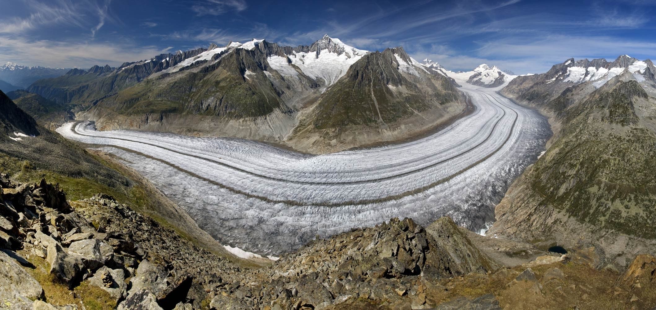 Alpine Glacier Wall Mural: Nature: Landscapes: A panoramic photo ...