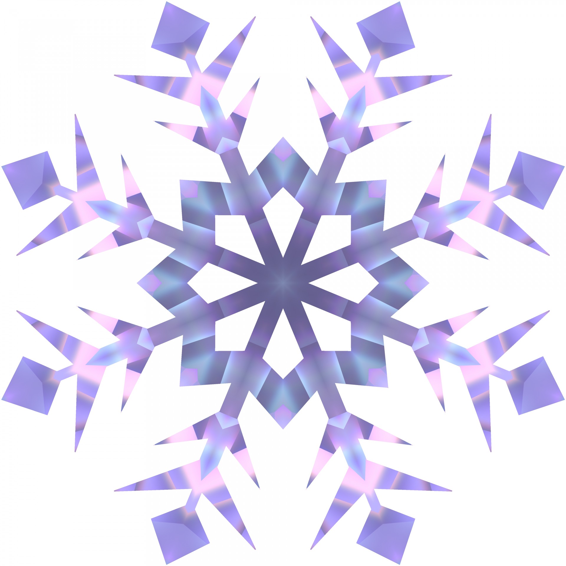 Crystal Snowflake 2 Free Stock Photo - Public Domain Pictures