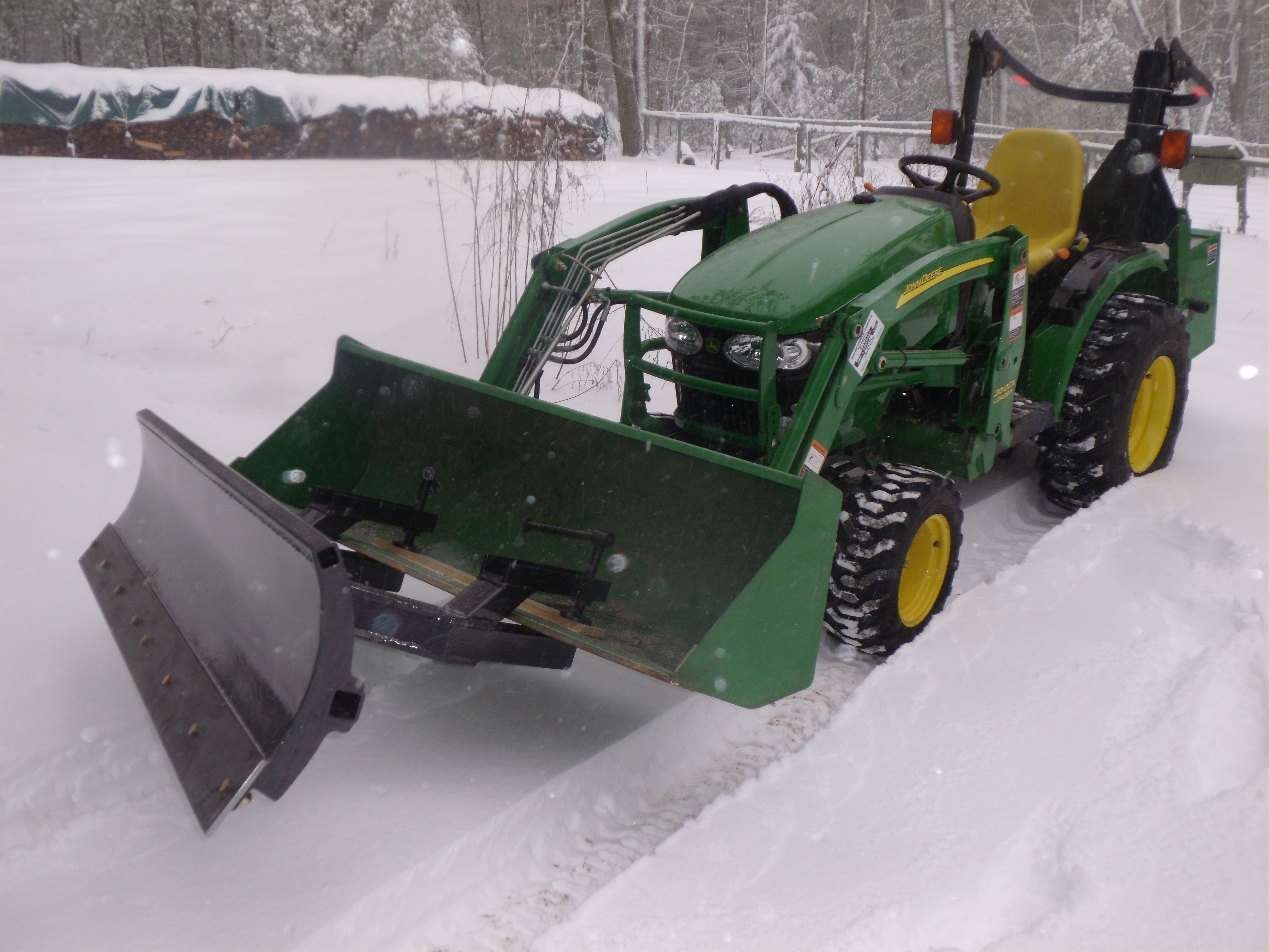 Clamp-On Snow Plow | Swampy Acres Farm Blog