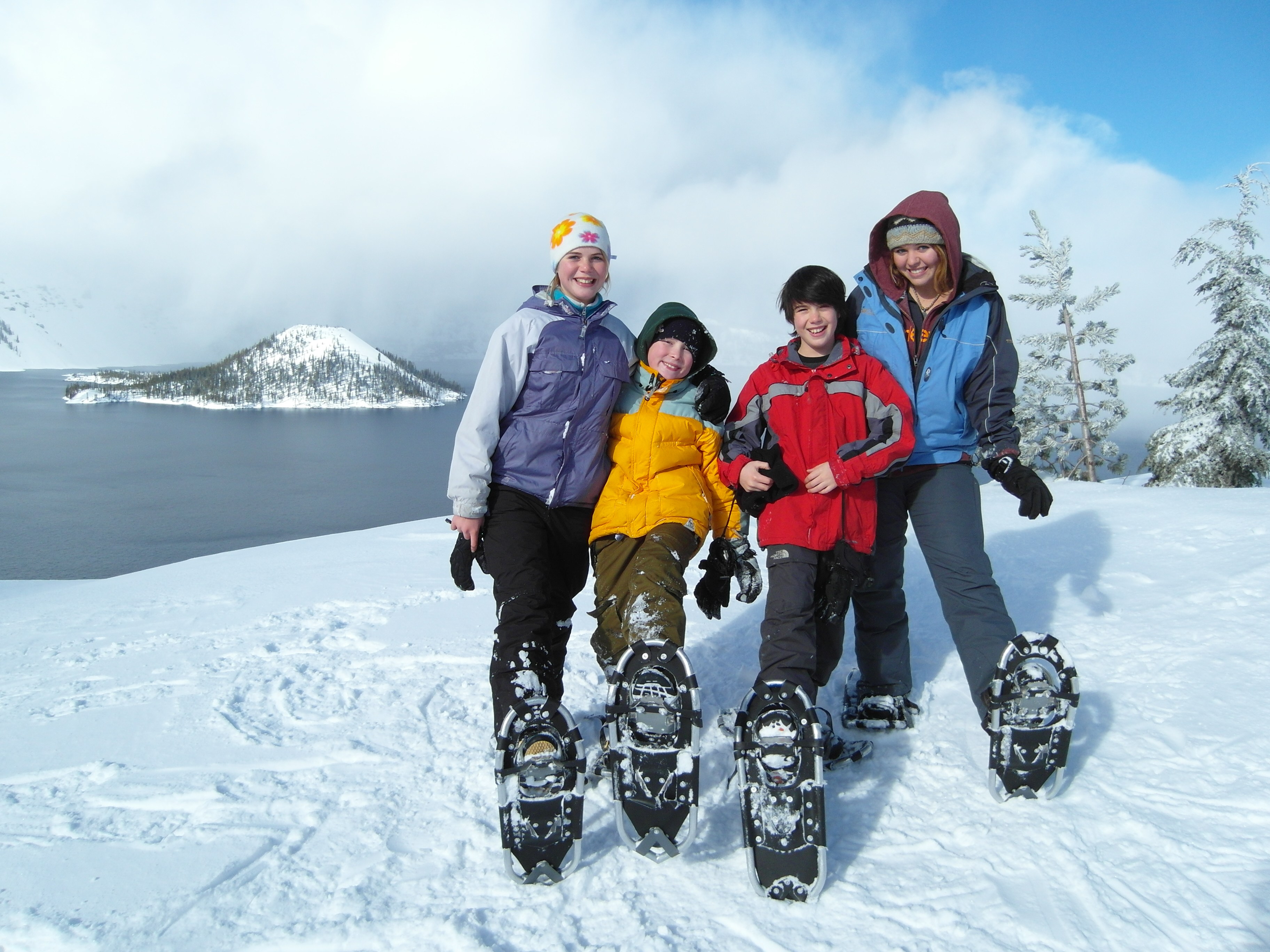 Central Oregon Snowshoeing at Crater Lake National Park