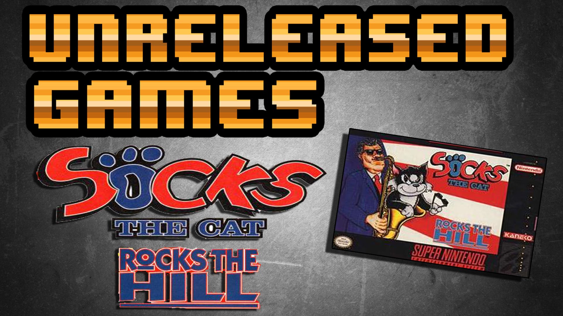 Unreleased Games | Socks The Cat Rocks The Hill - YouTube
