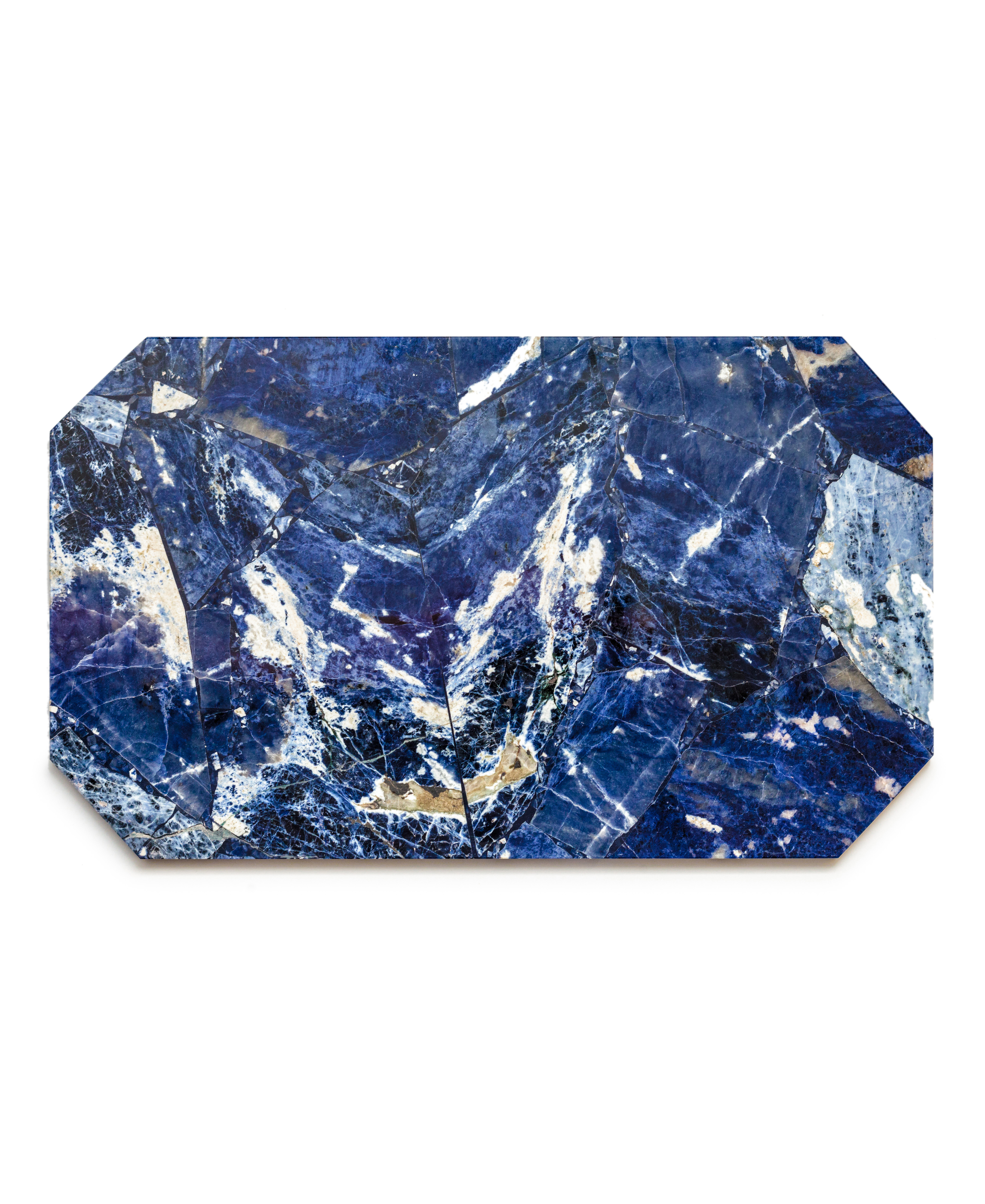 Rectangle Tray (Sodalite) - Stoned Crystals