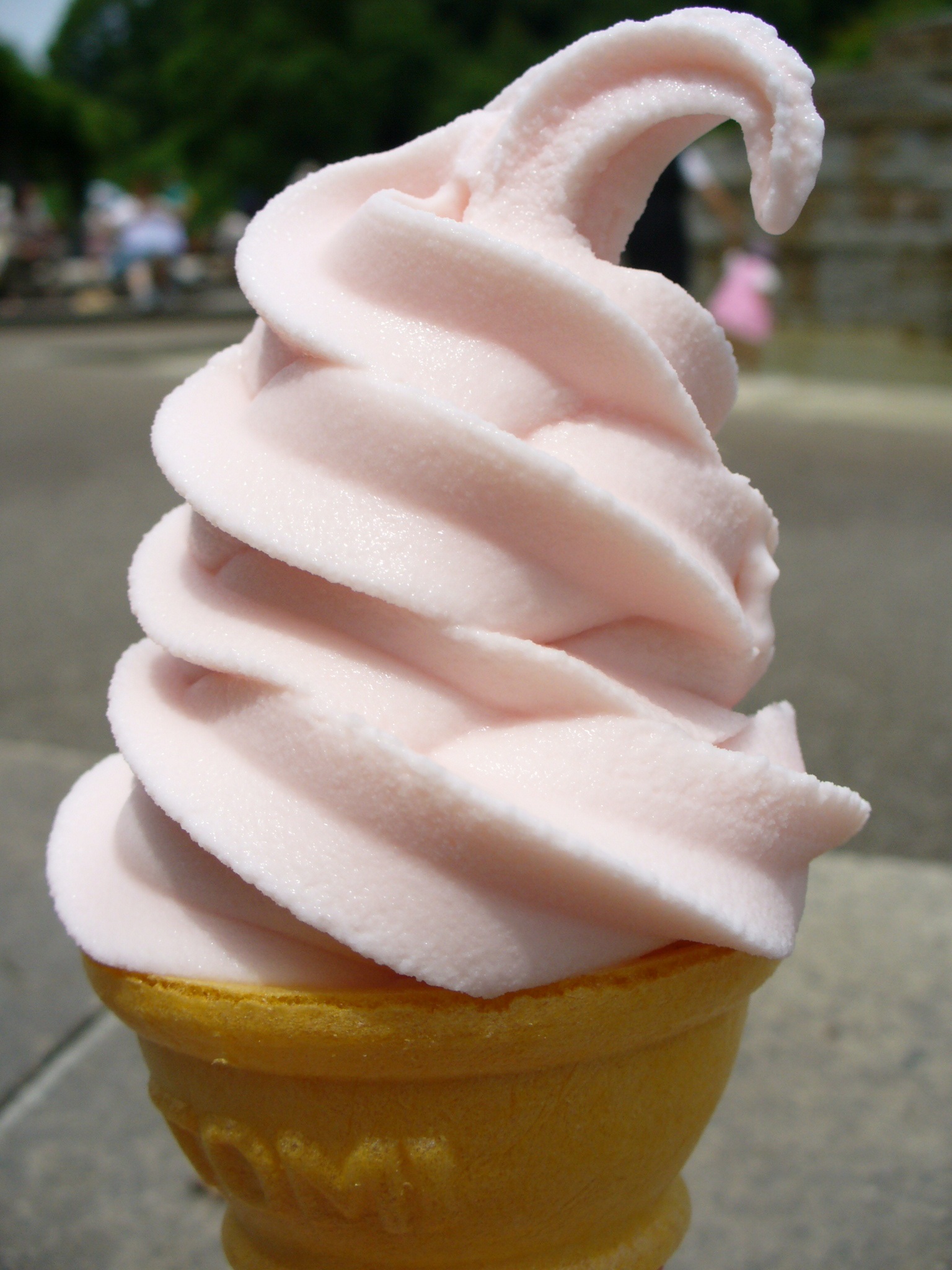 Soft ice cream cone photo
