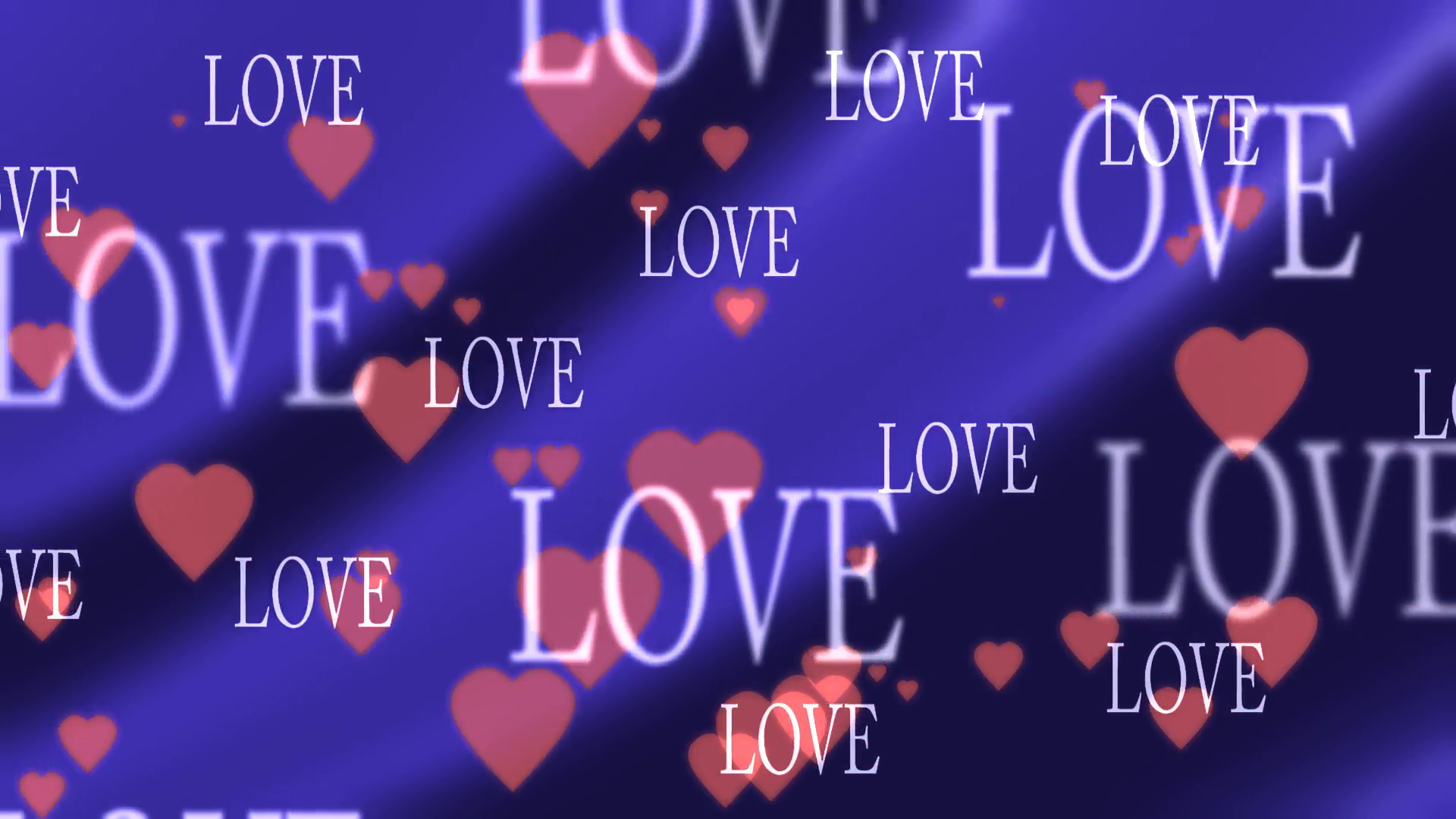 Soft Love On Blue Motion Background - Videoblocks