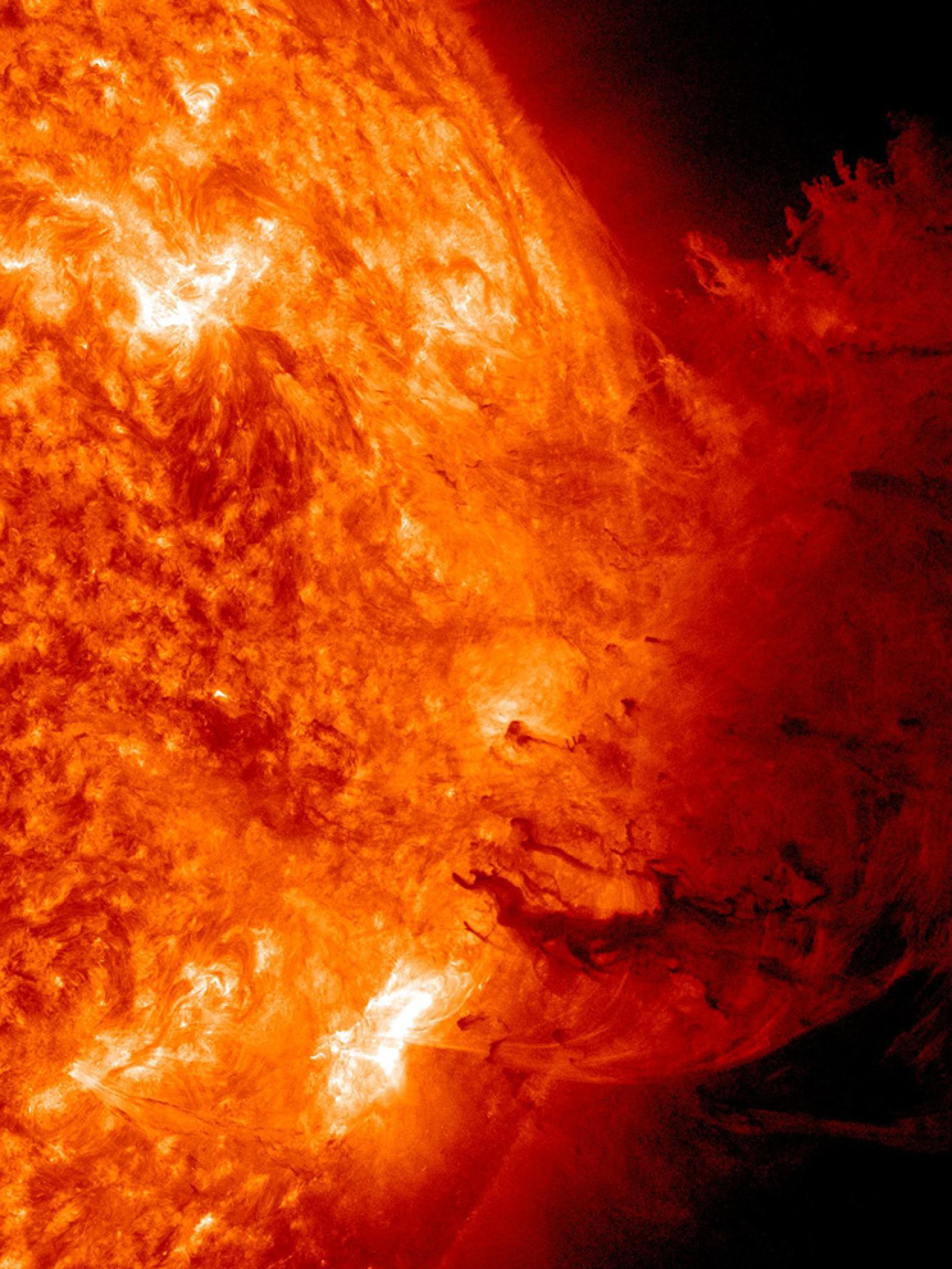 Solar Flare Sparks Biggest Eruption Ever Seen on Sun