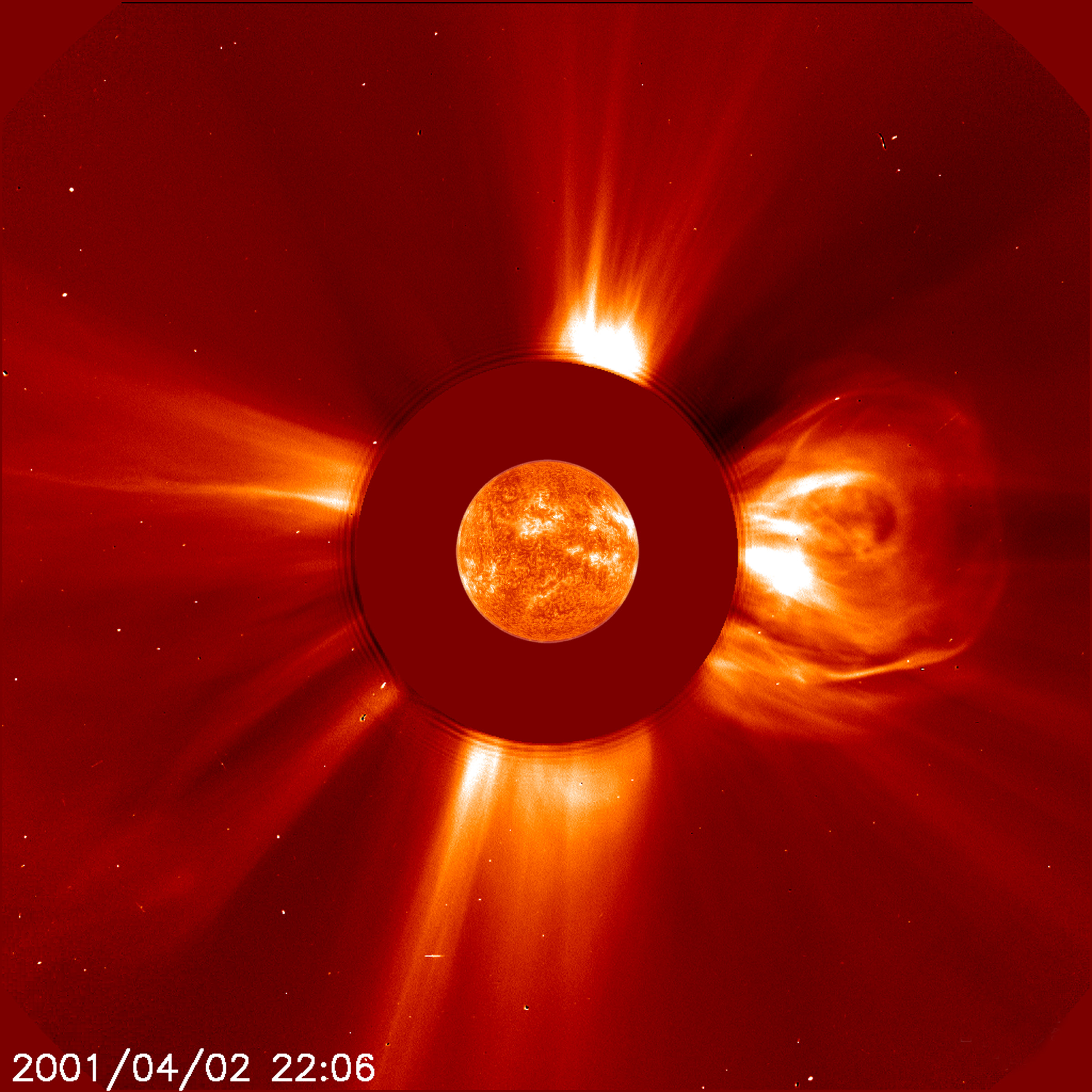 Biggest Solar Flare on Record : Image of the Day