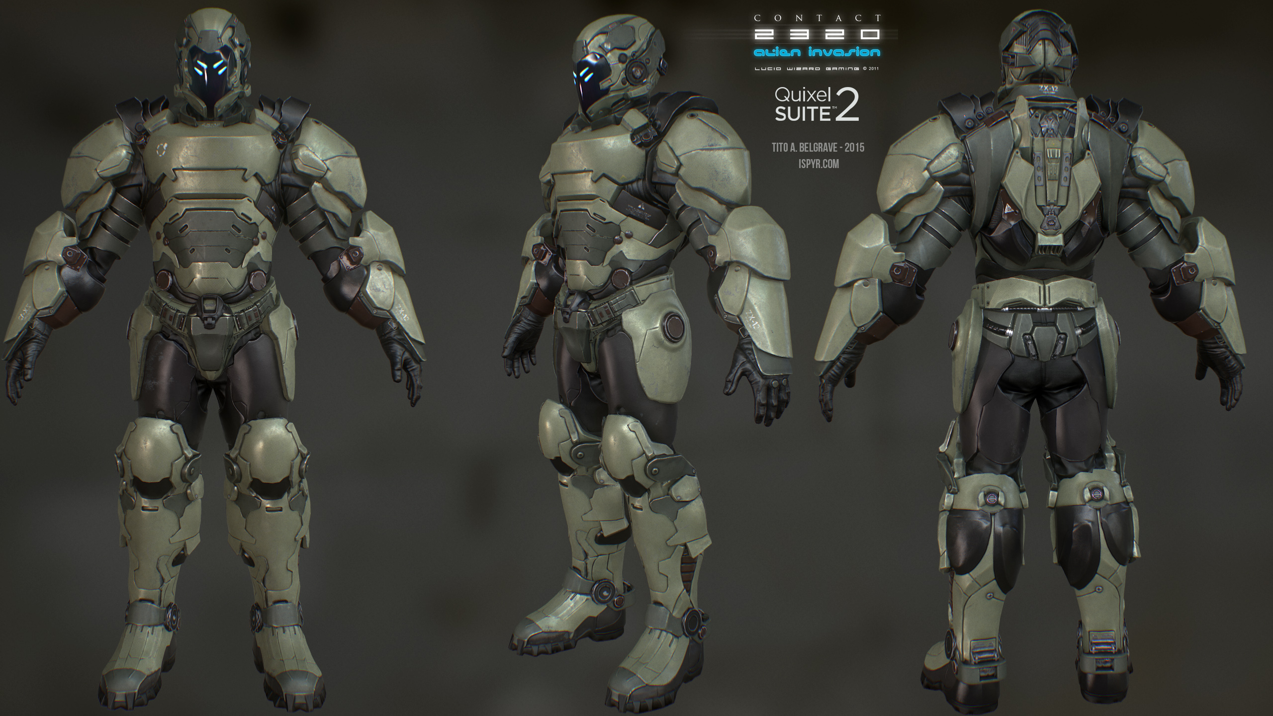 Male Soldier LV 4 Armor – Contact 2320 | Ispyr Arts
