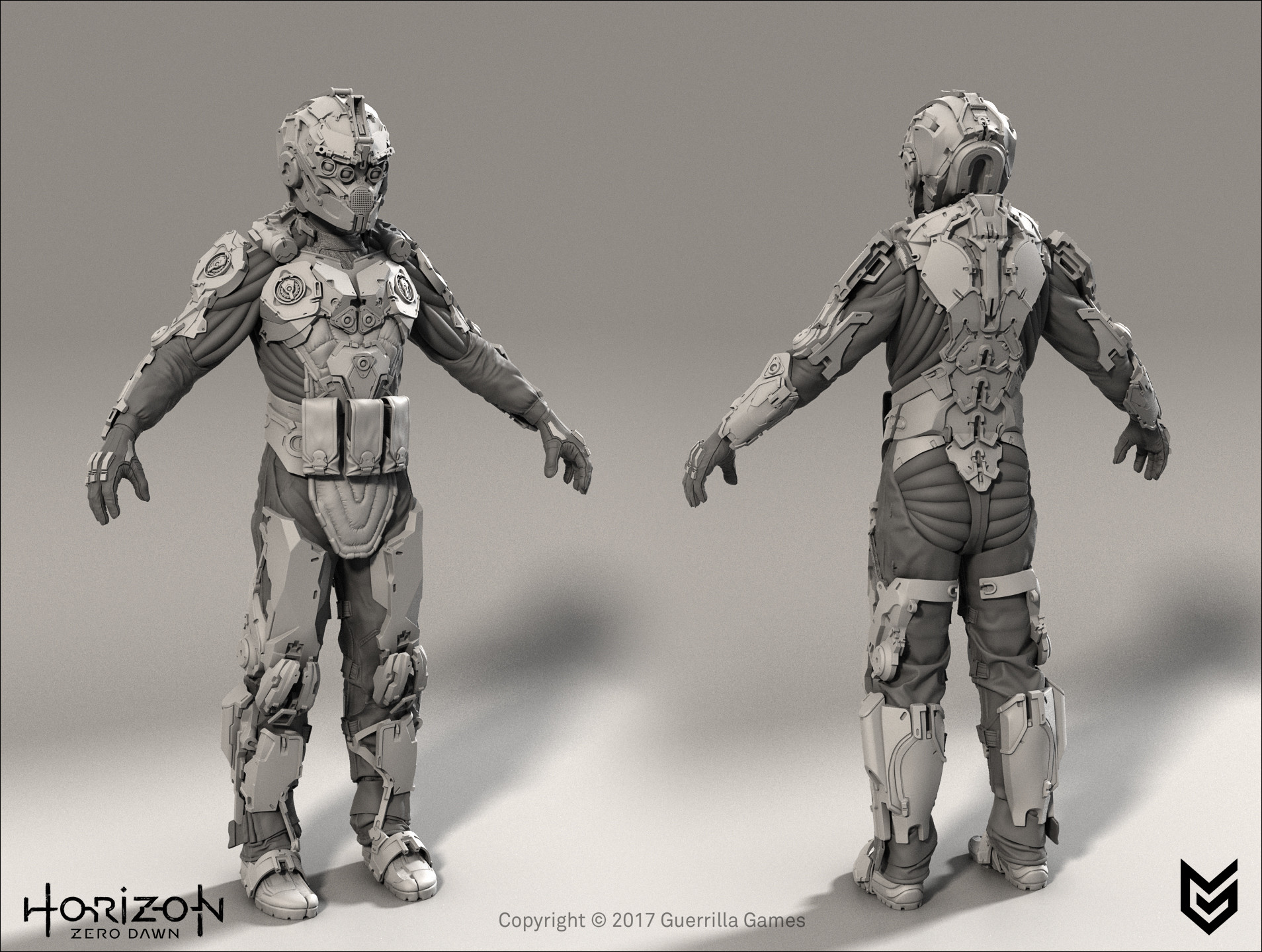 ArtStation - Horizon Zero Dawn - Future Soldier Armor, Ben Erdt