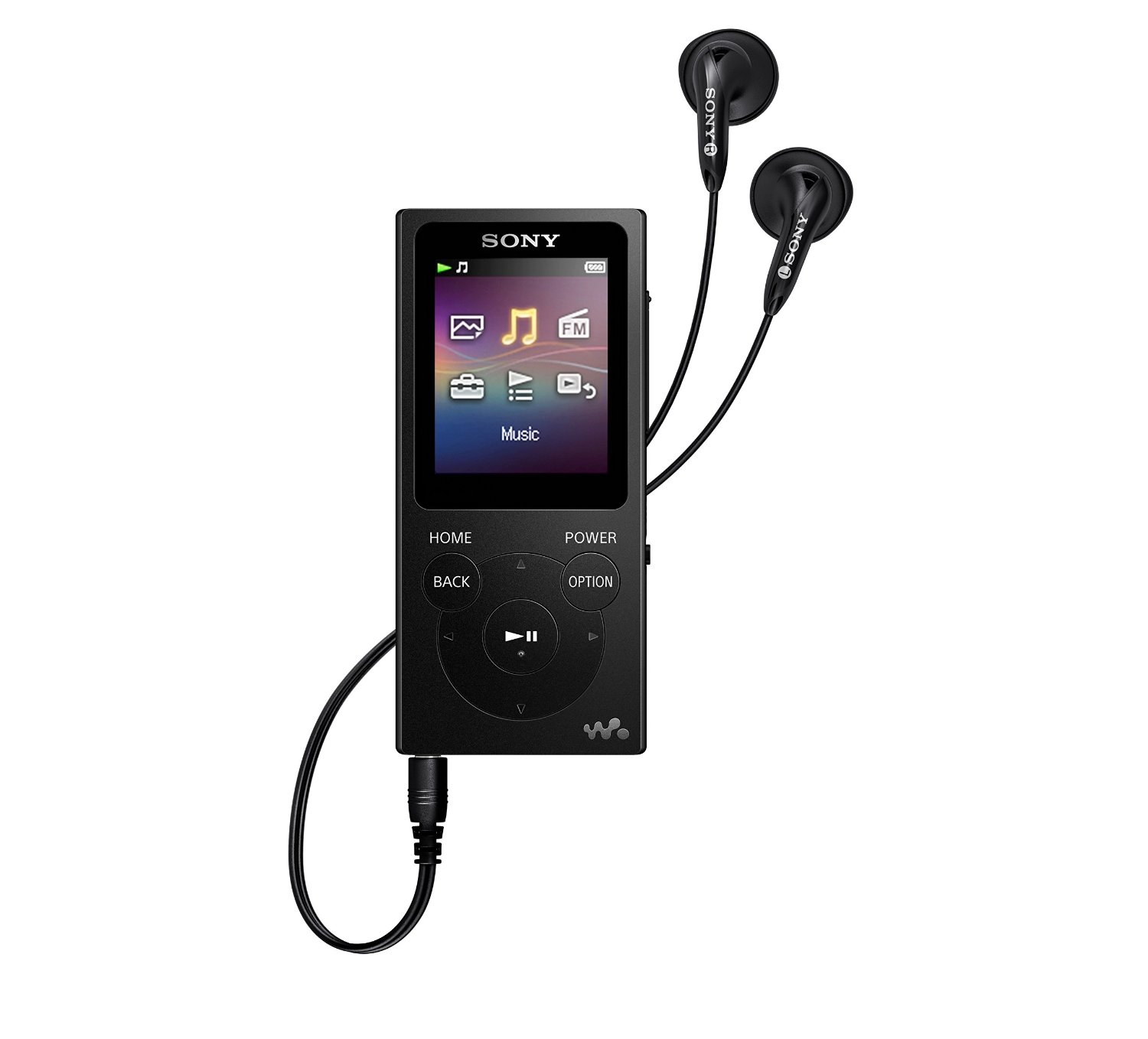 Amazon.com: Sony NWE394/B 8GB Walkman MP3 Player (Black): Home Audio ...
