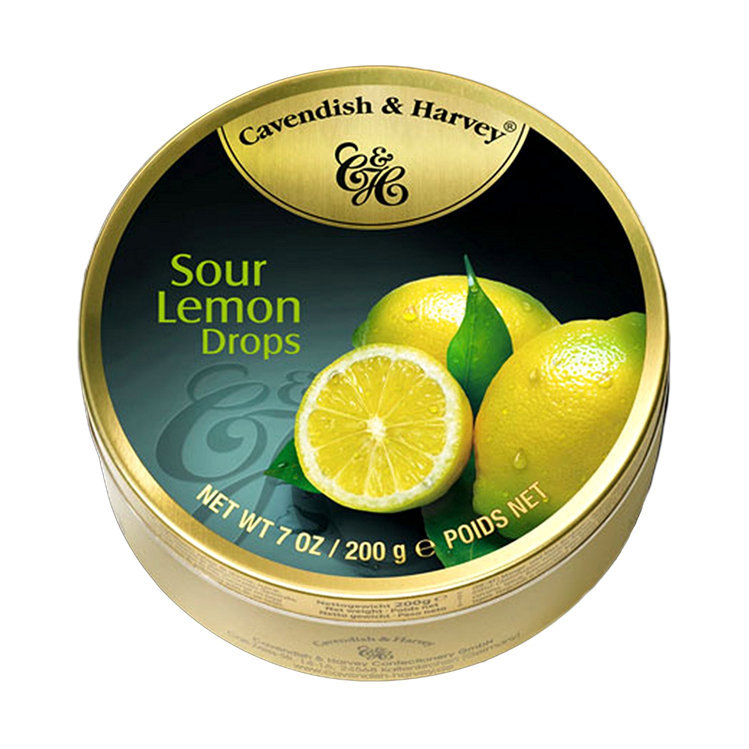 Amazon.com : Cavendish & Harvey Sour Lemon Drops 7 oz. : Grocery ...
