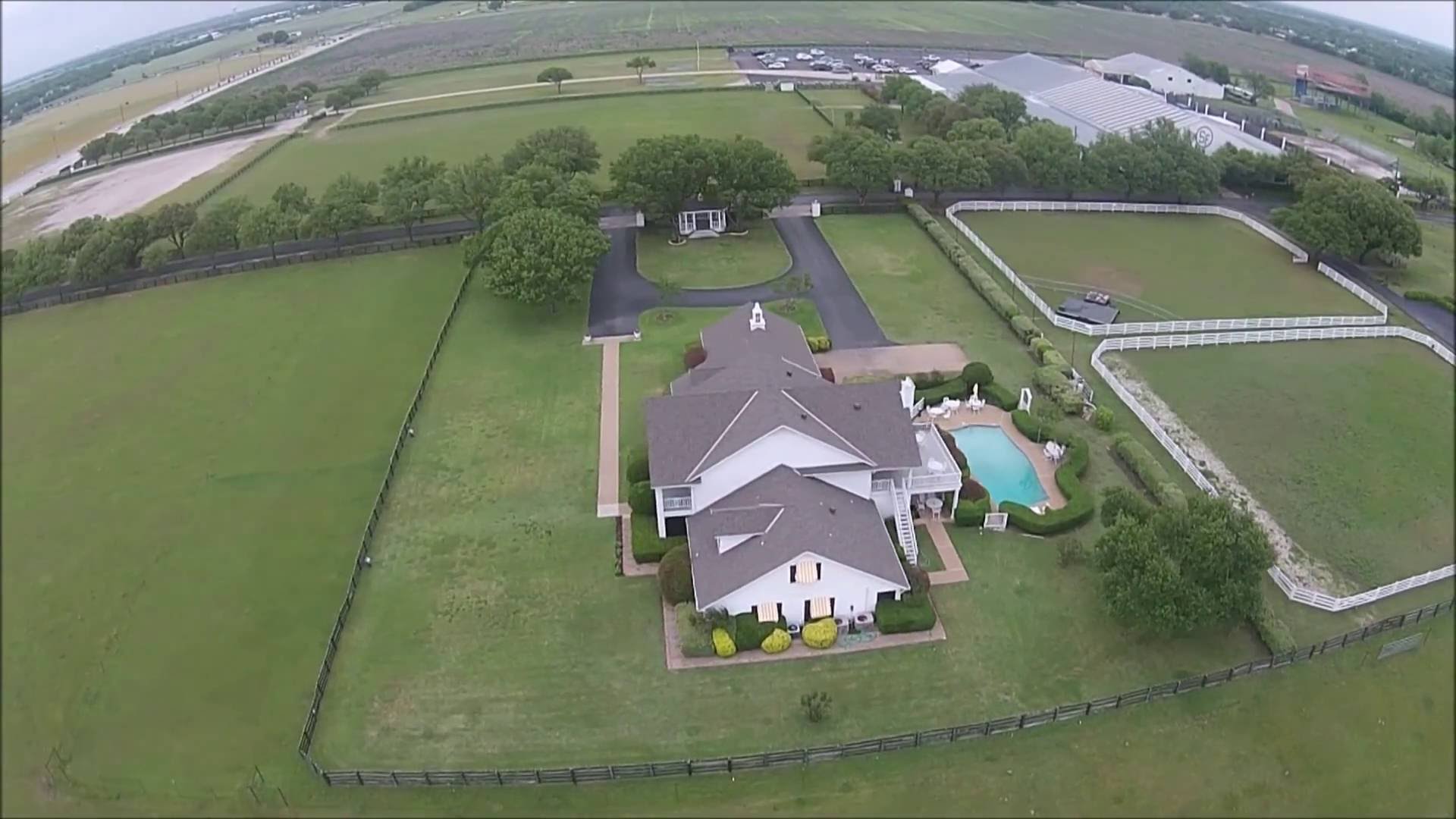 Southfork Ranch - aerial view 2 - YouTube
