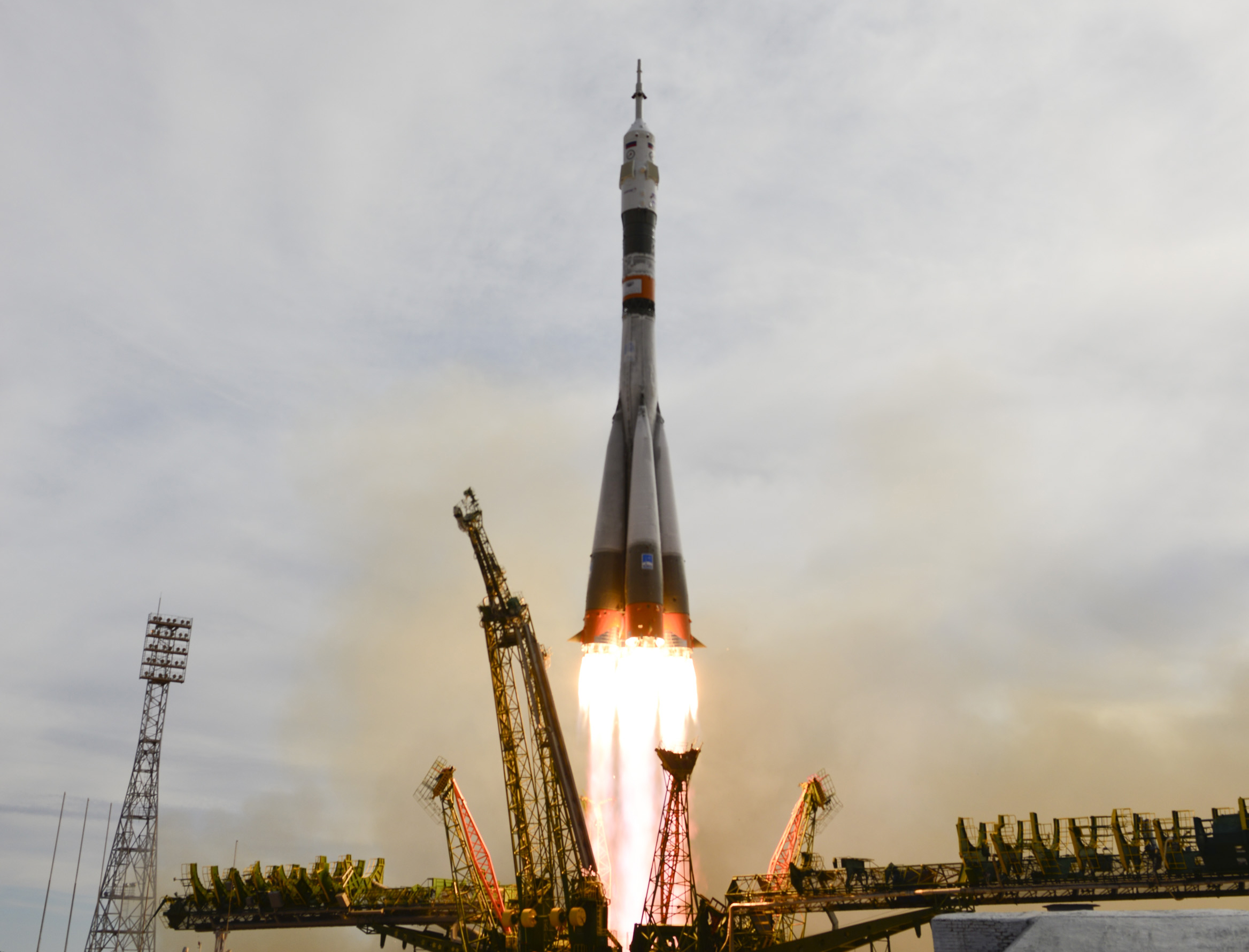 Three Soyuz Crew Members Launch for Two Day Trip to Station – Space ...