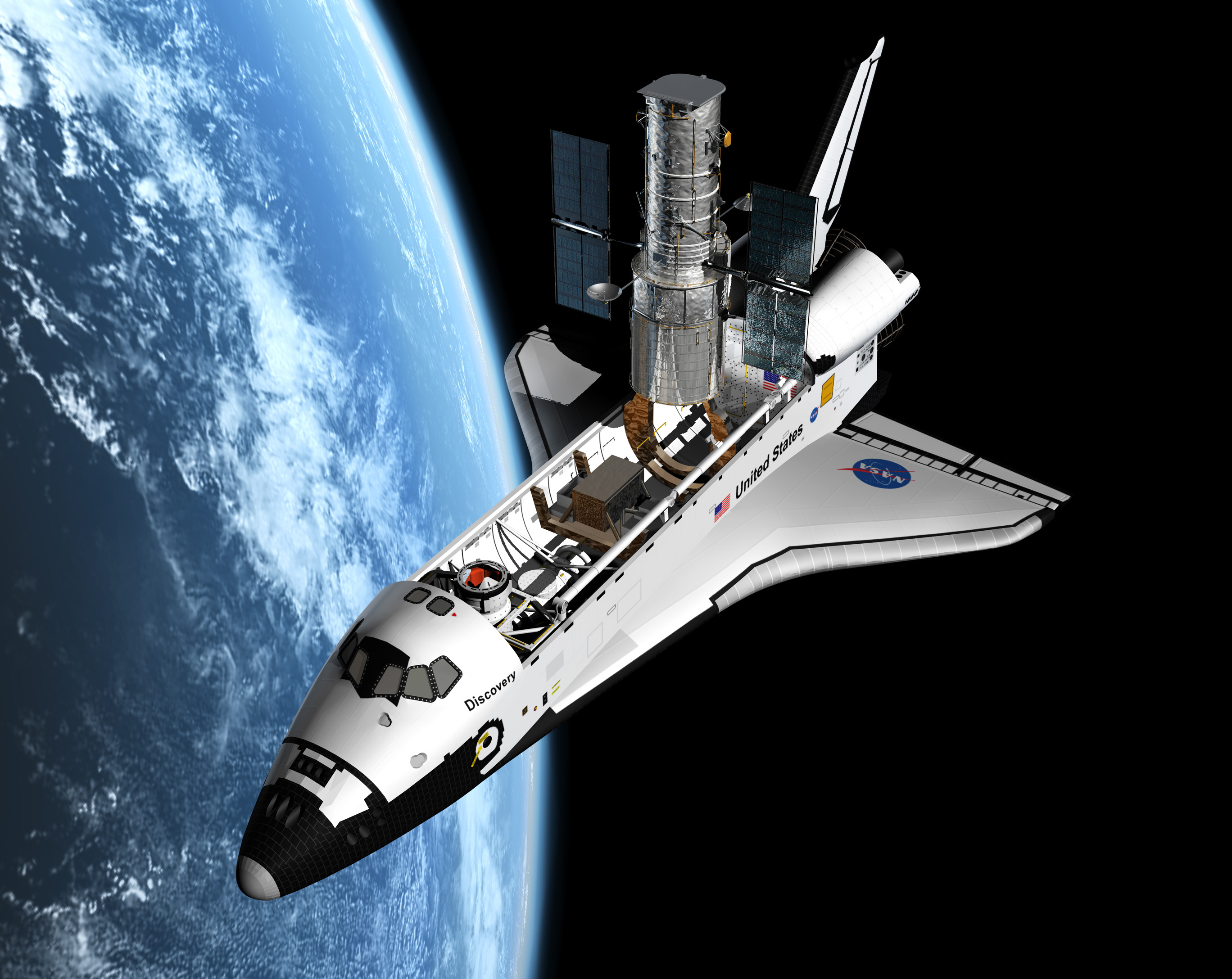 What is the structure of a space shuttle?: discoveries, en, is ...