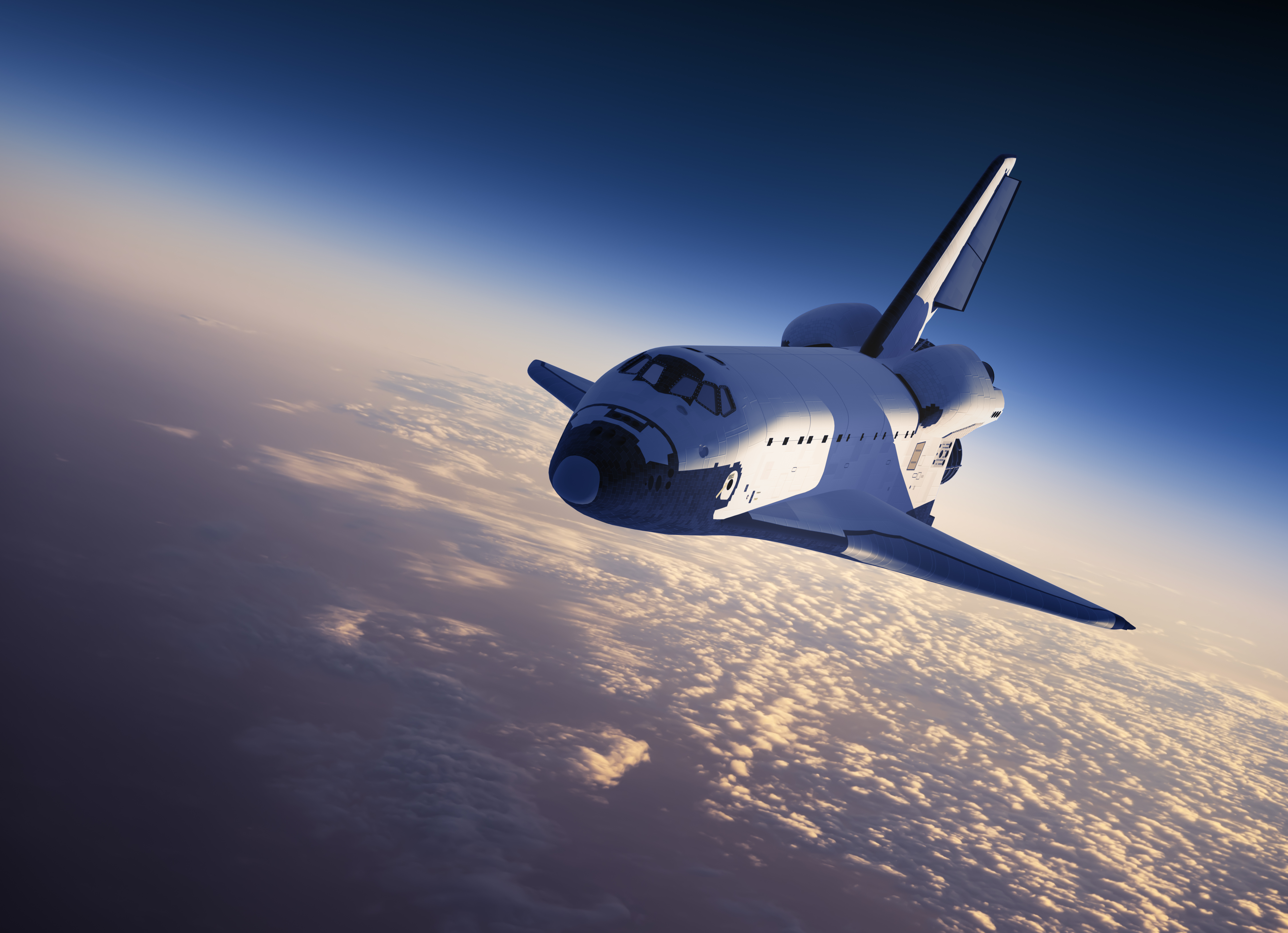 Wallpaper Space Shuttle, Spacecraft, Earth's orbit, 5K, Space, #12316
