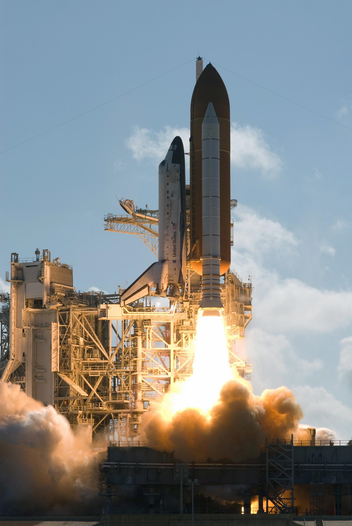 Space Shuttle Discovery Launch, Discovery, Launch, Lunar, Mission, HQ Photo