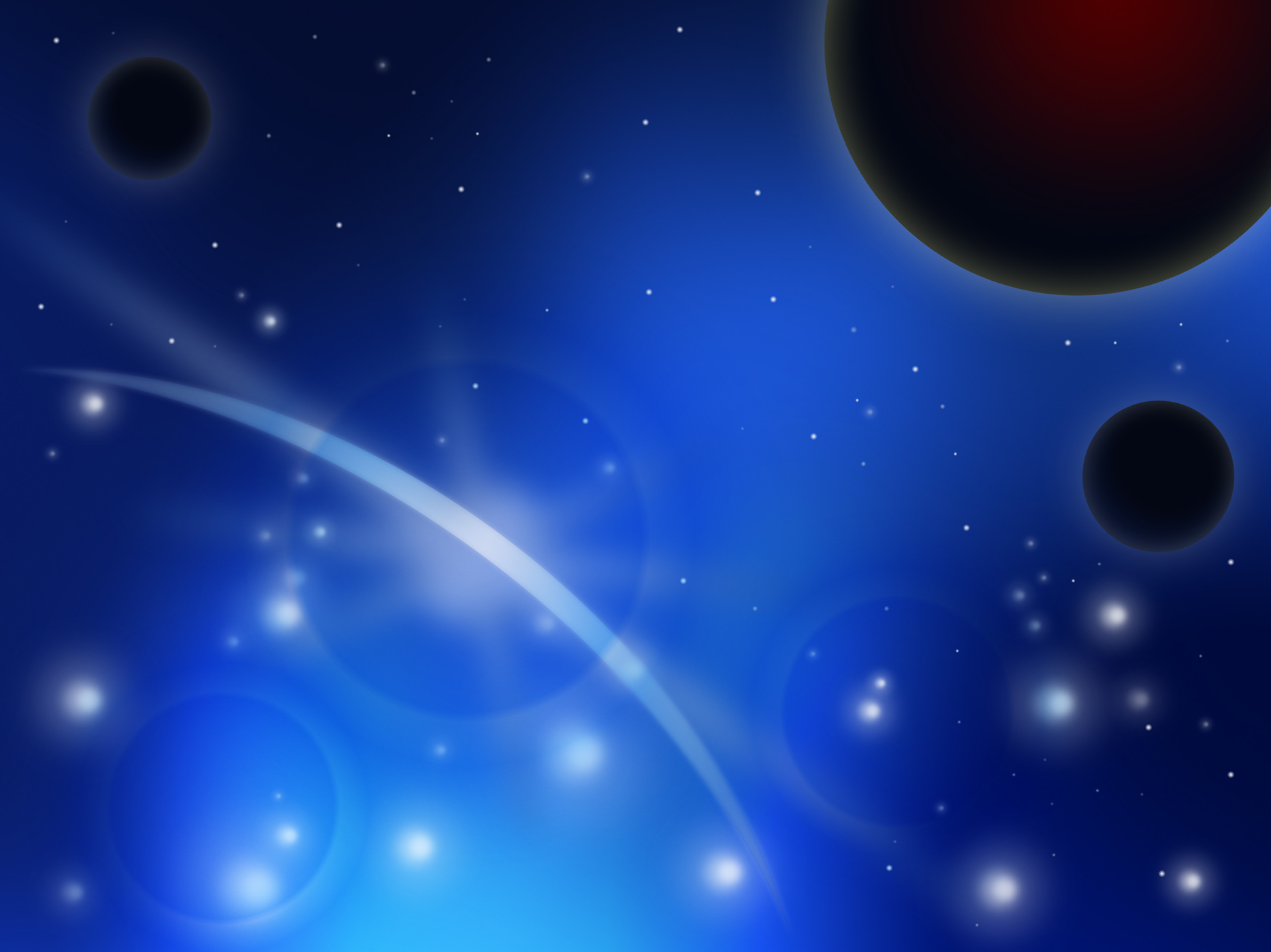 Space stars represents solar system and background photo