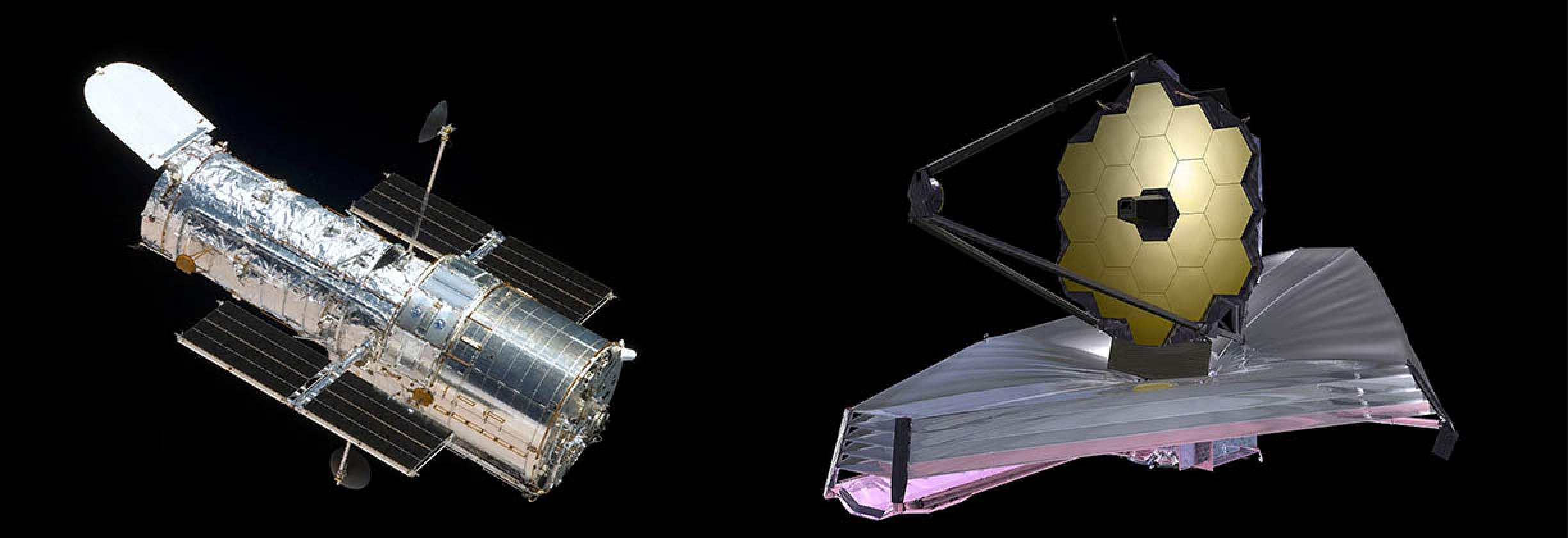 The James Webb Space Telescope vs the Hubble Space Telescope ...